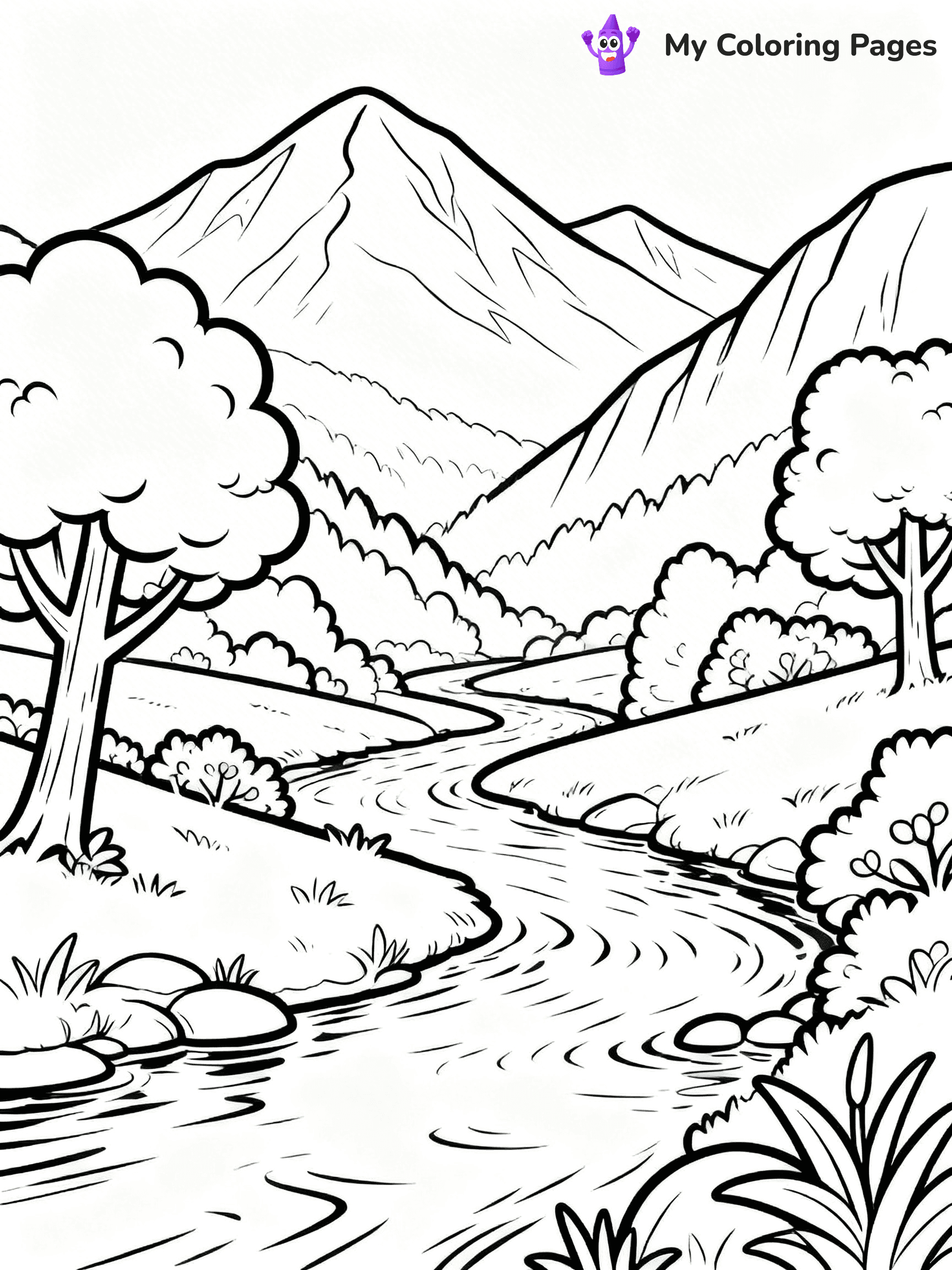 Scenery Coloring Pages - 22