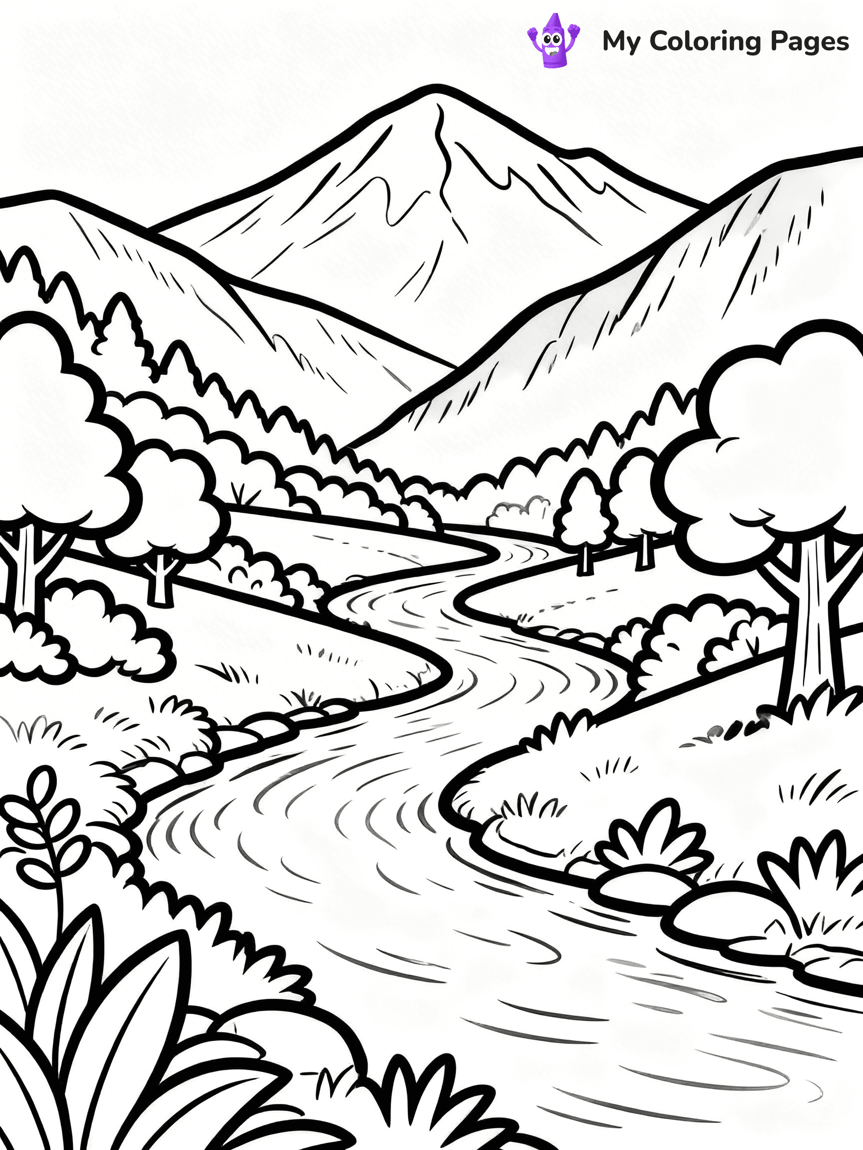 Scenery Coloring Pages - 18