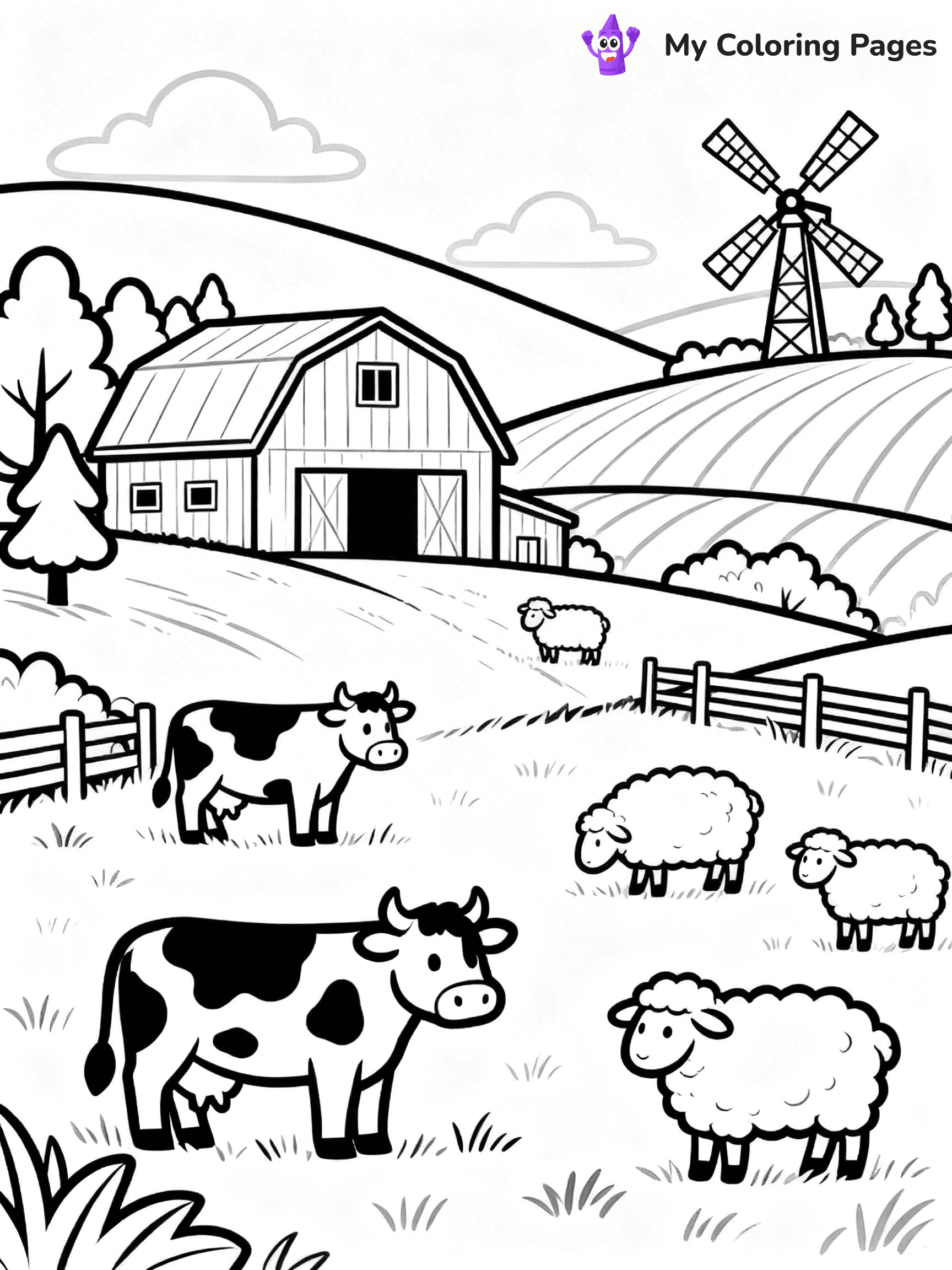 Scenery Coloring Pages - 17