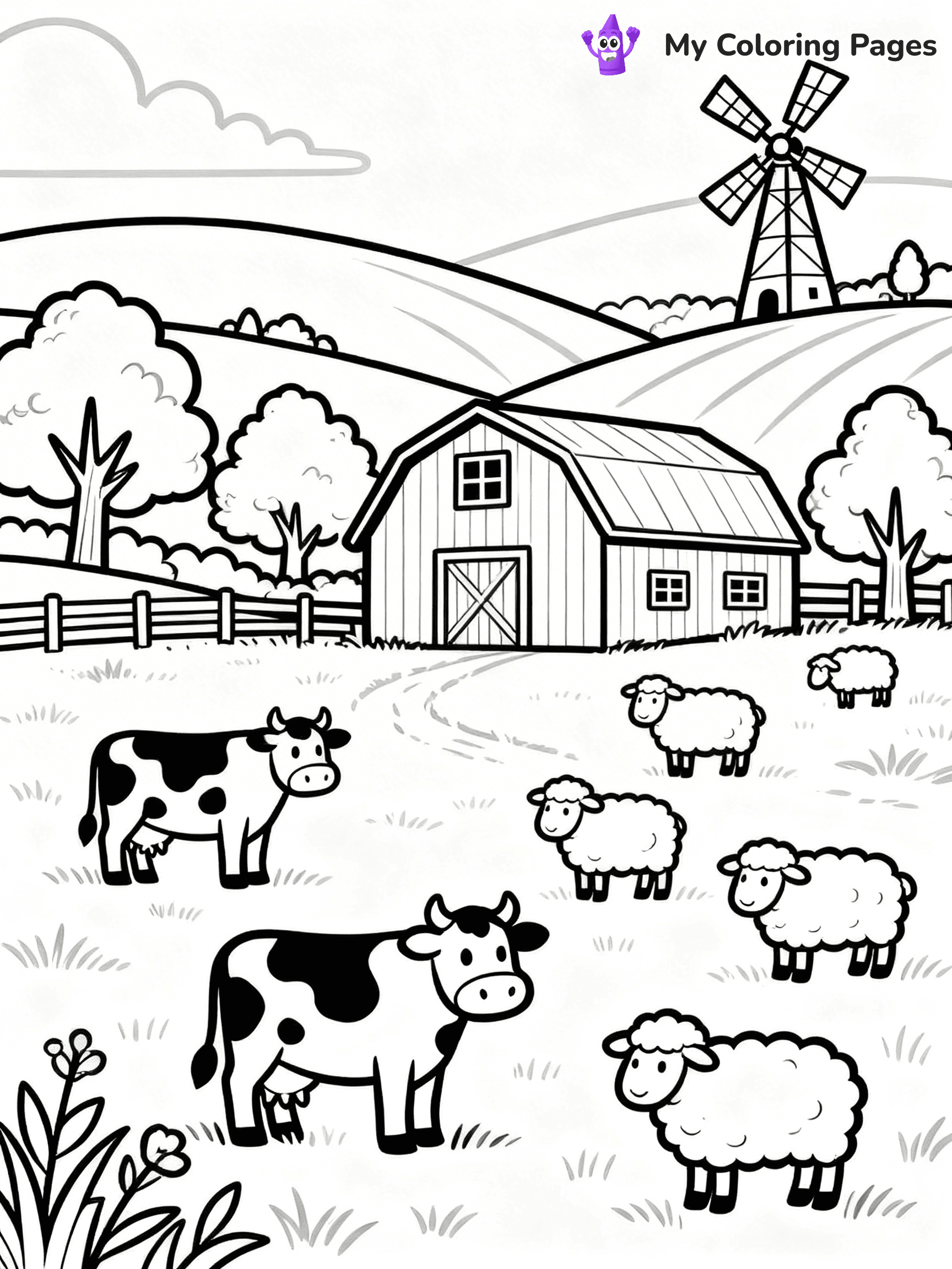 Scenery Coloring Pages - 15