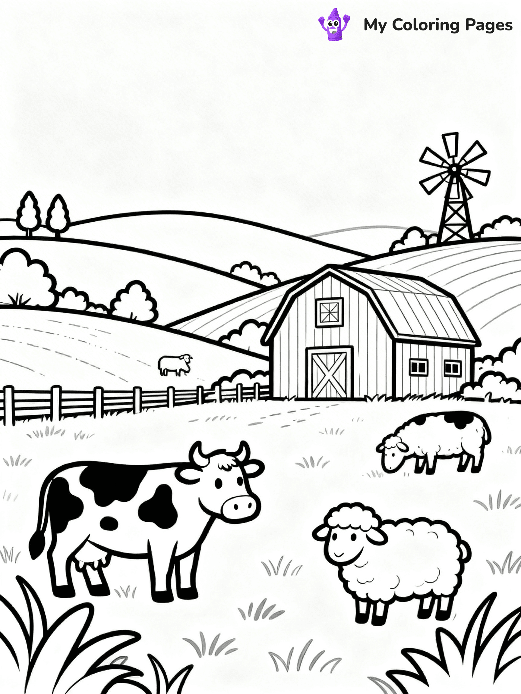 Scenery Coloring Pages - 13