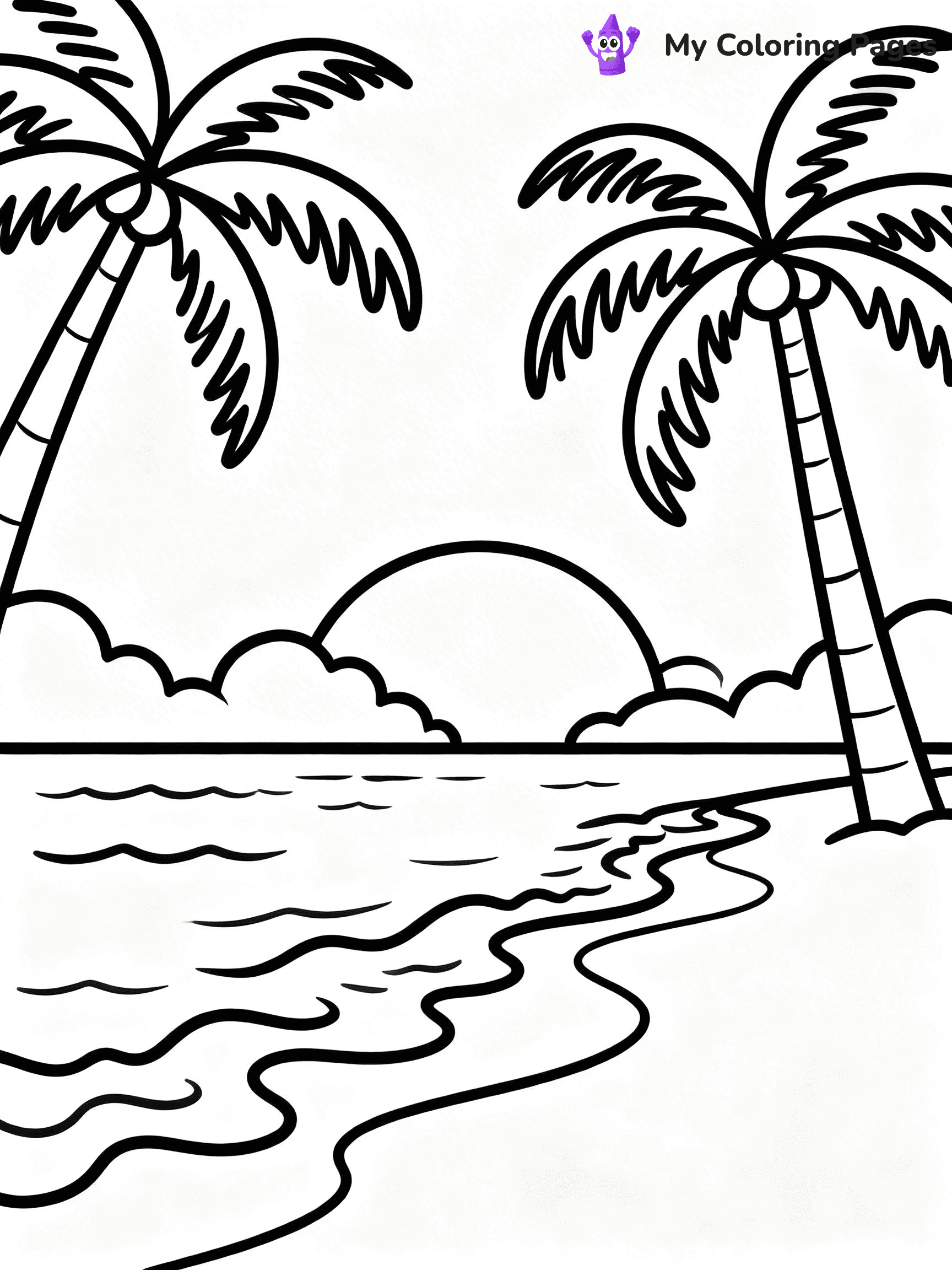 Scenery Coloring Pages - 1