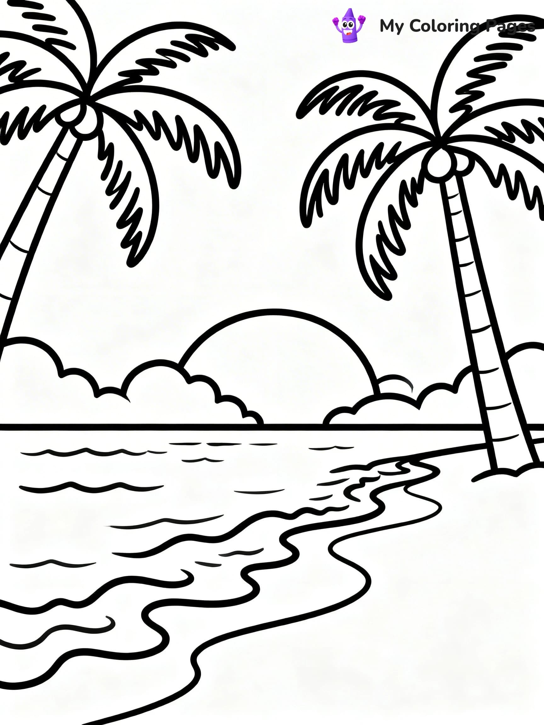 Scenery Coloring Pages - 1