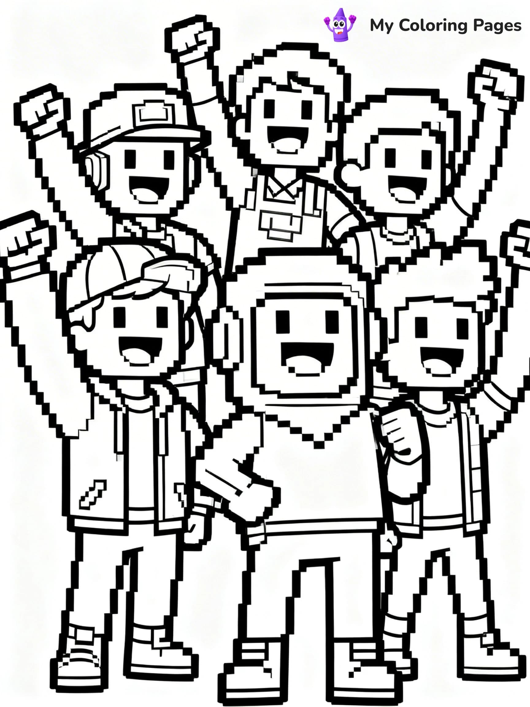 Stumble Guys Coloring Pages - 17