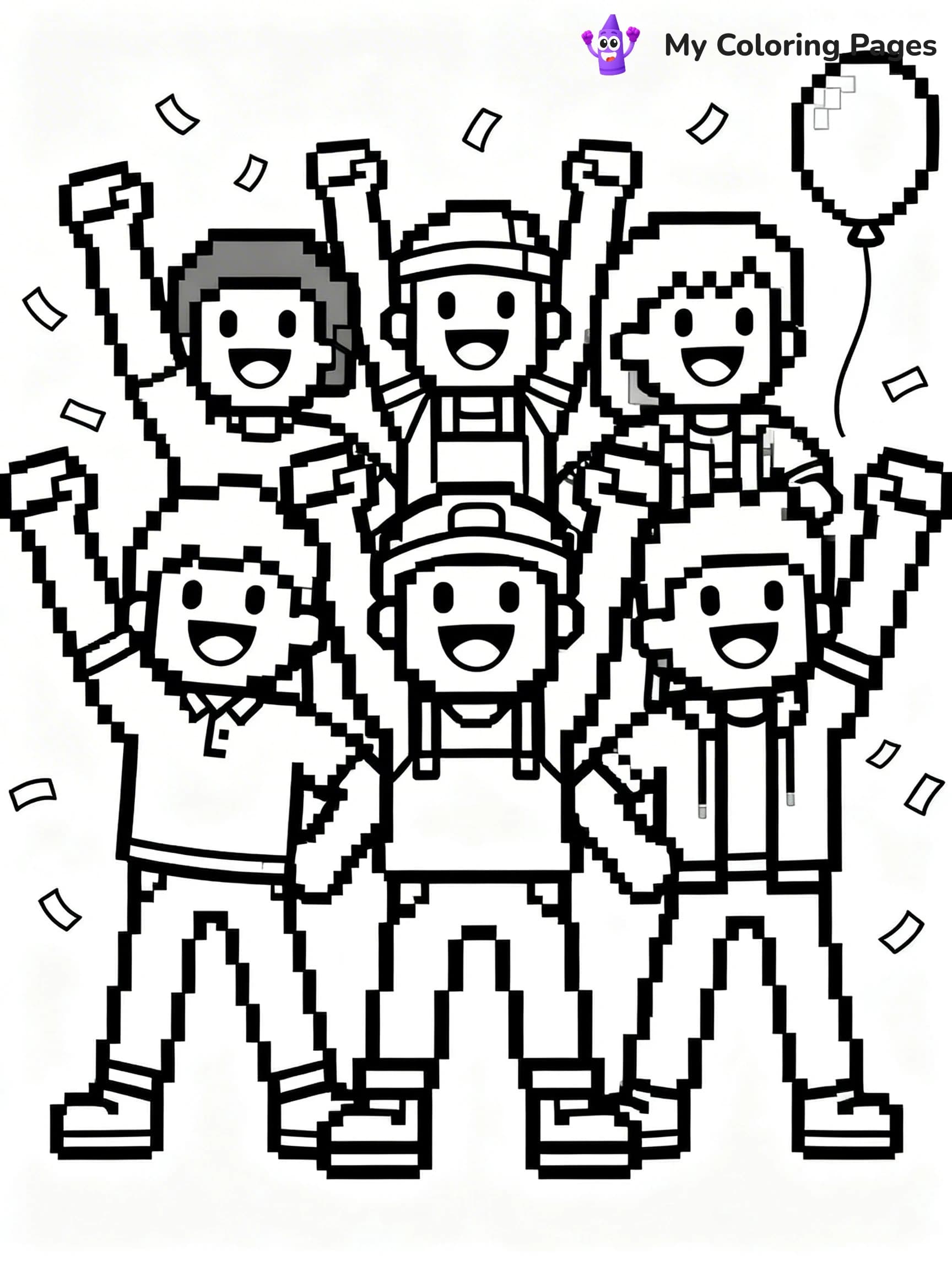Stumble Guys Coloring Pages - 16