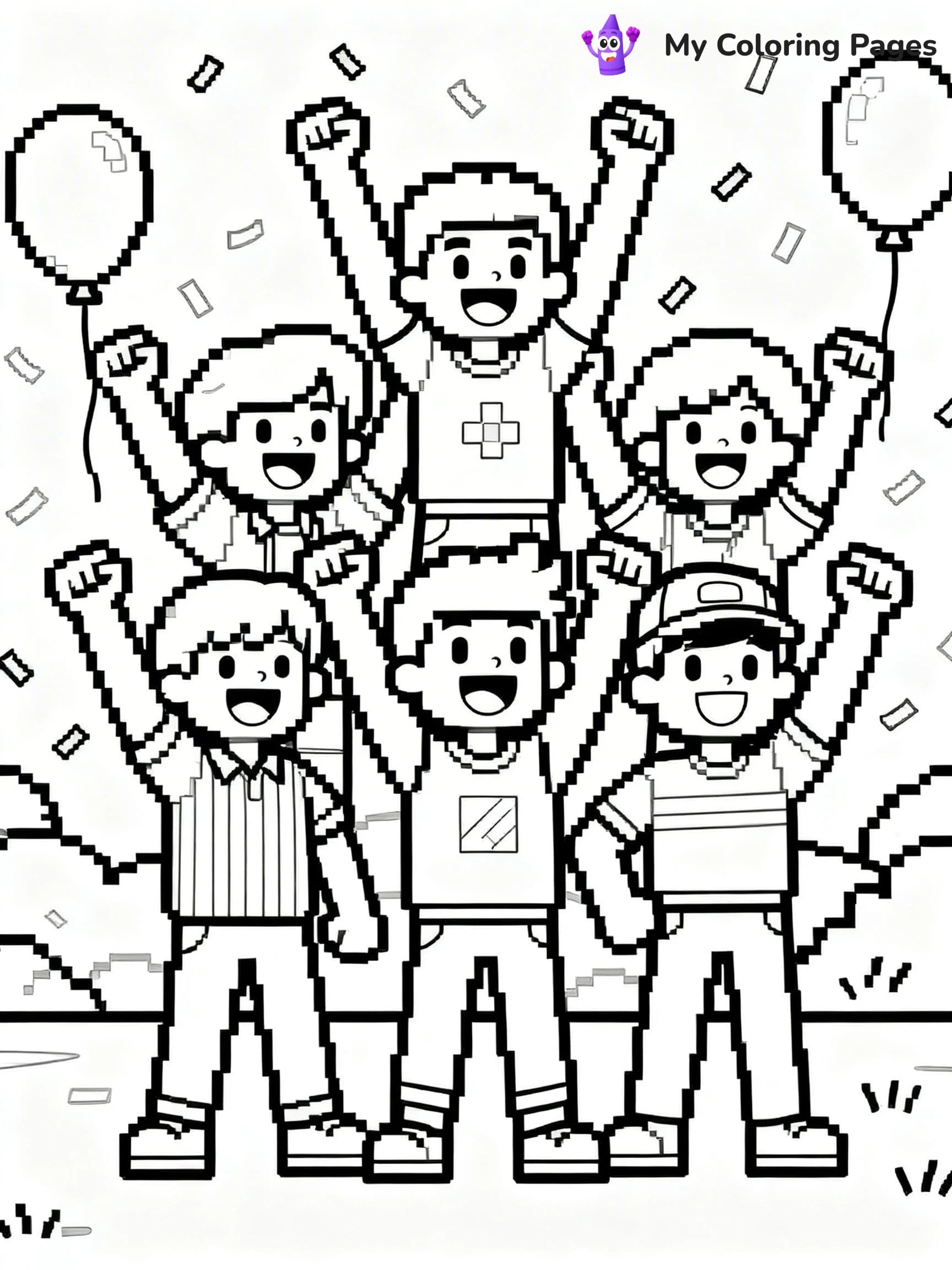 Stumble Guys Coloring Pages - 12