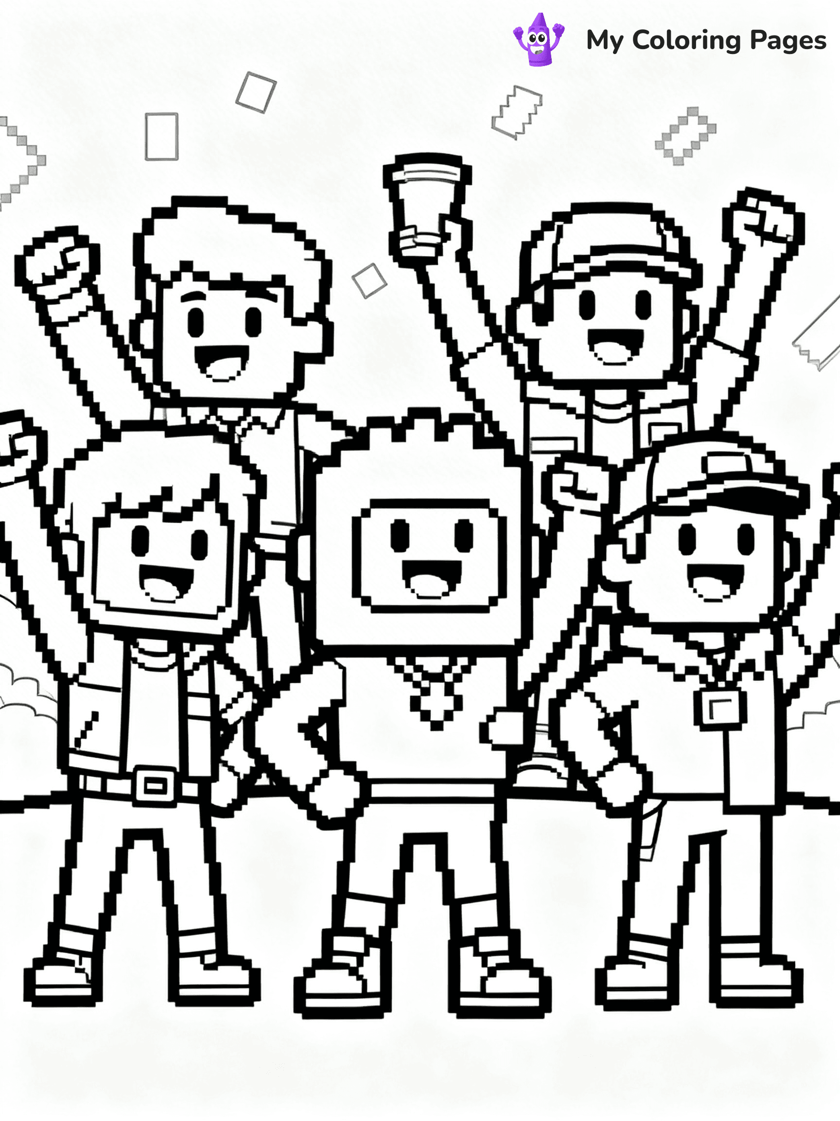 Stumble Guys Coloring Pages - 8