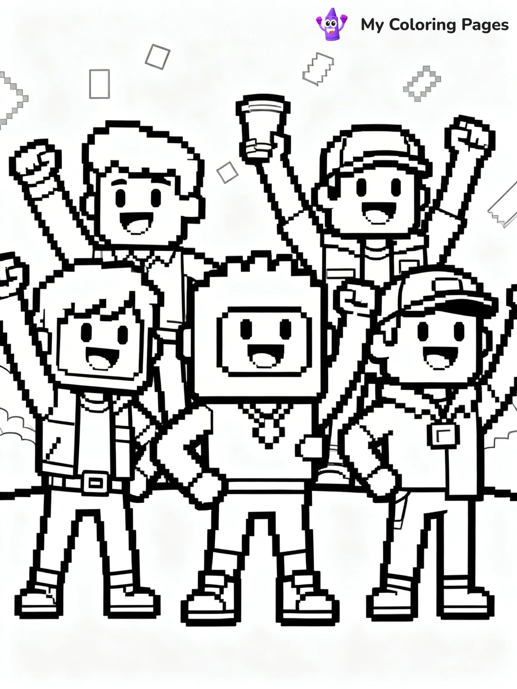 Stumble Guys Coloring Pages - 8
