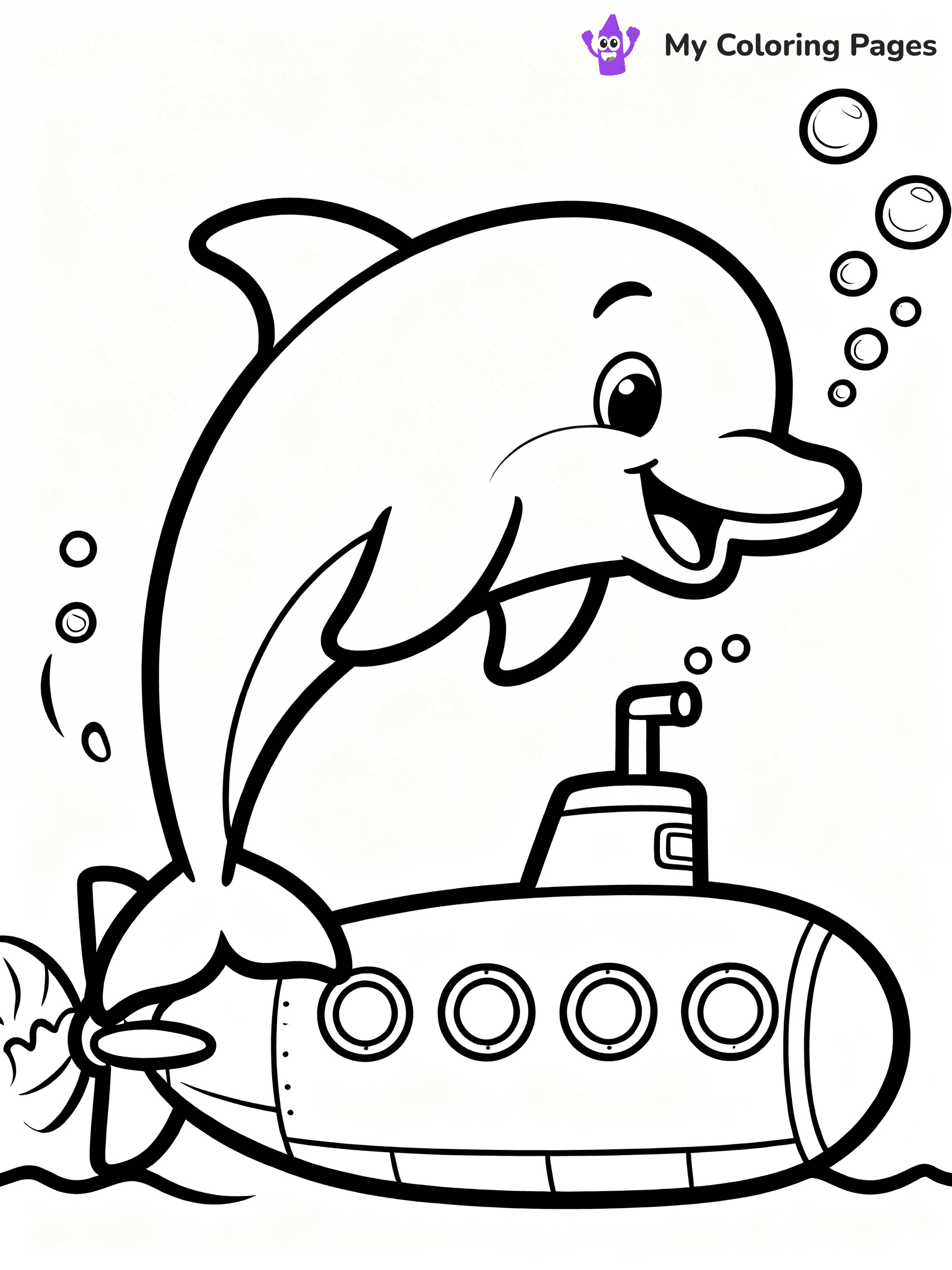 Submarine Coloring Pages - 24