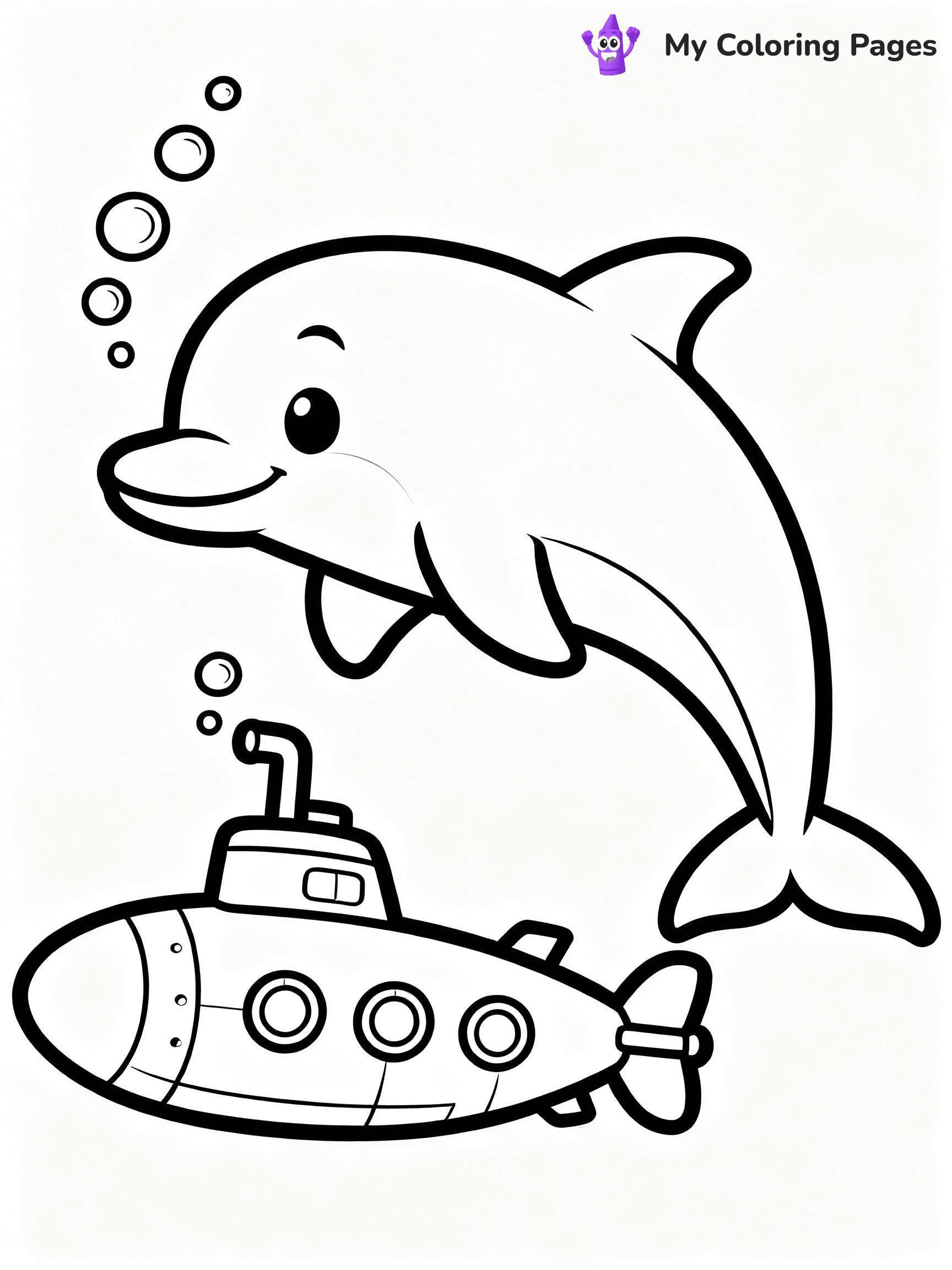 Submarine Coloring Pages - 23