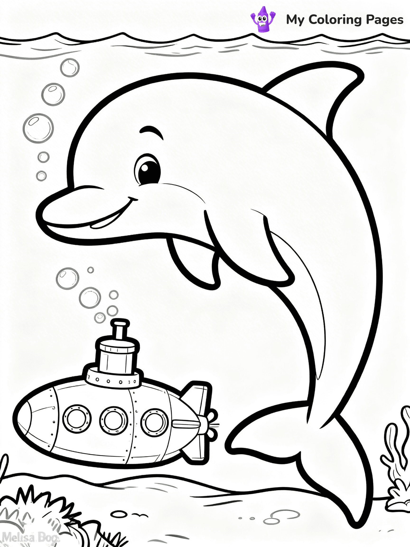 Submarine Coloring Pages - 22