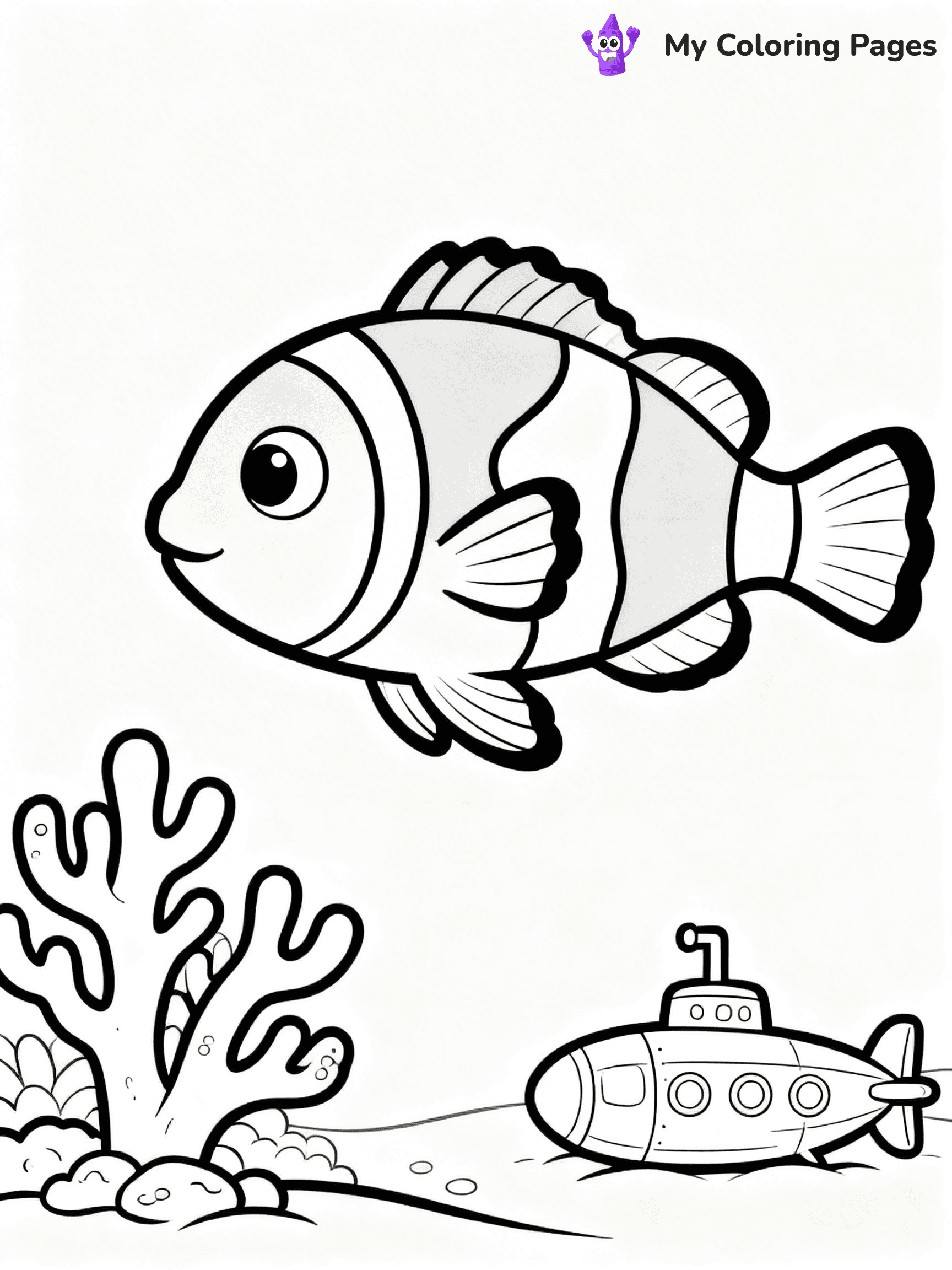Submarine Coloring Pages - 20