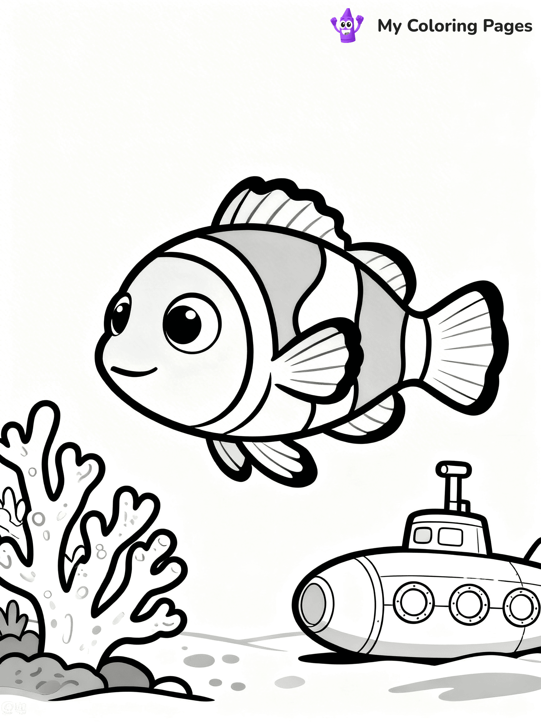 Submarine Coloring Pages - 19