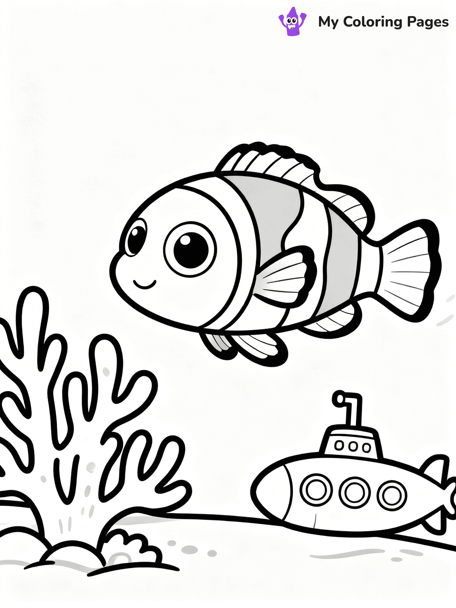 Submarine Coloring Pages - 16