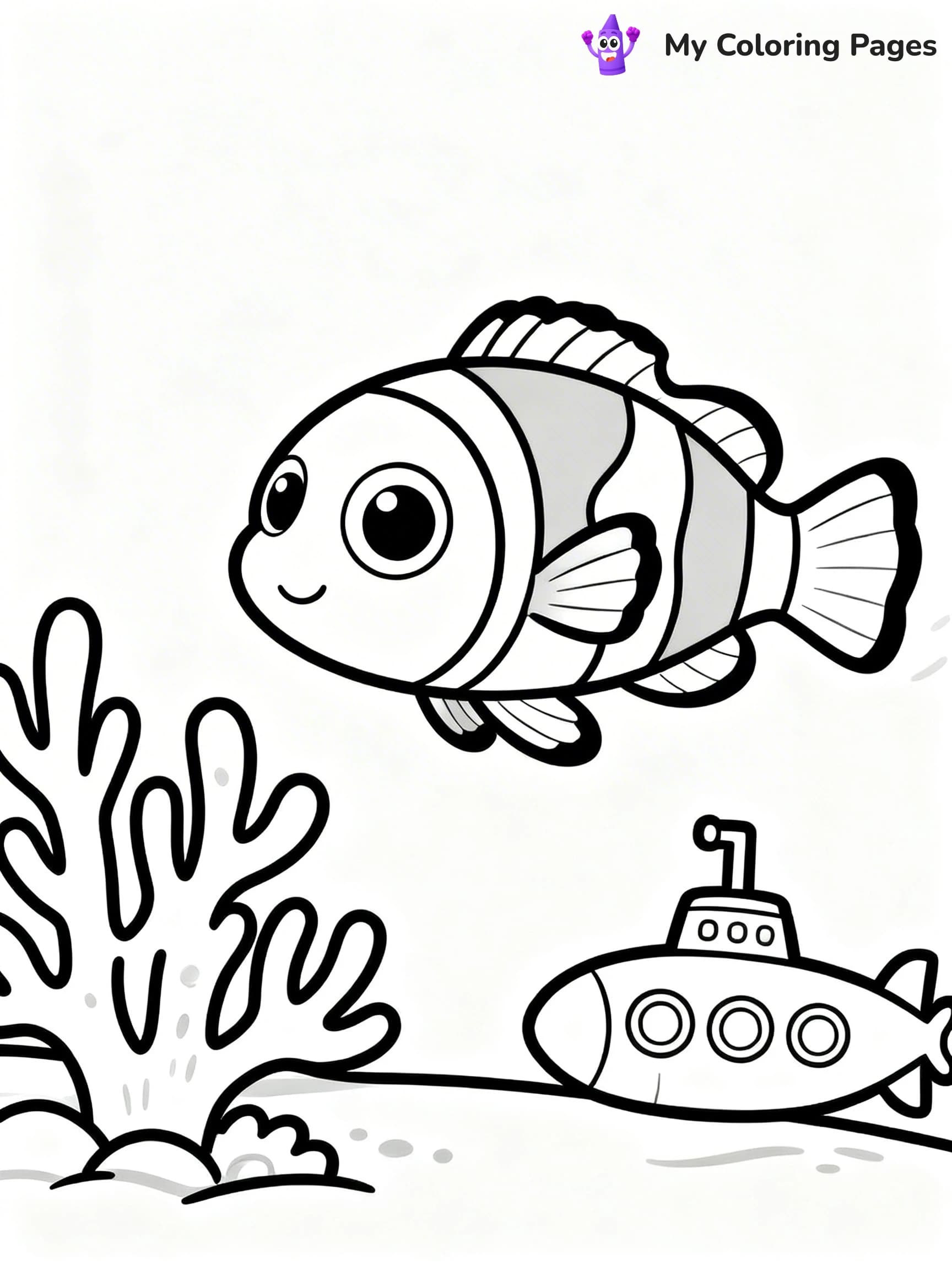 Submarine Coloring Pages - 16