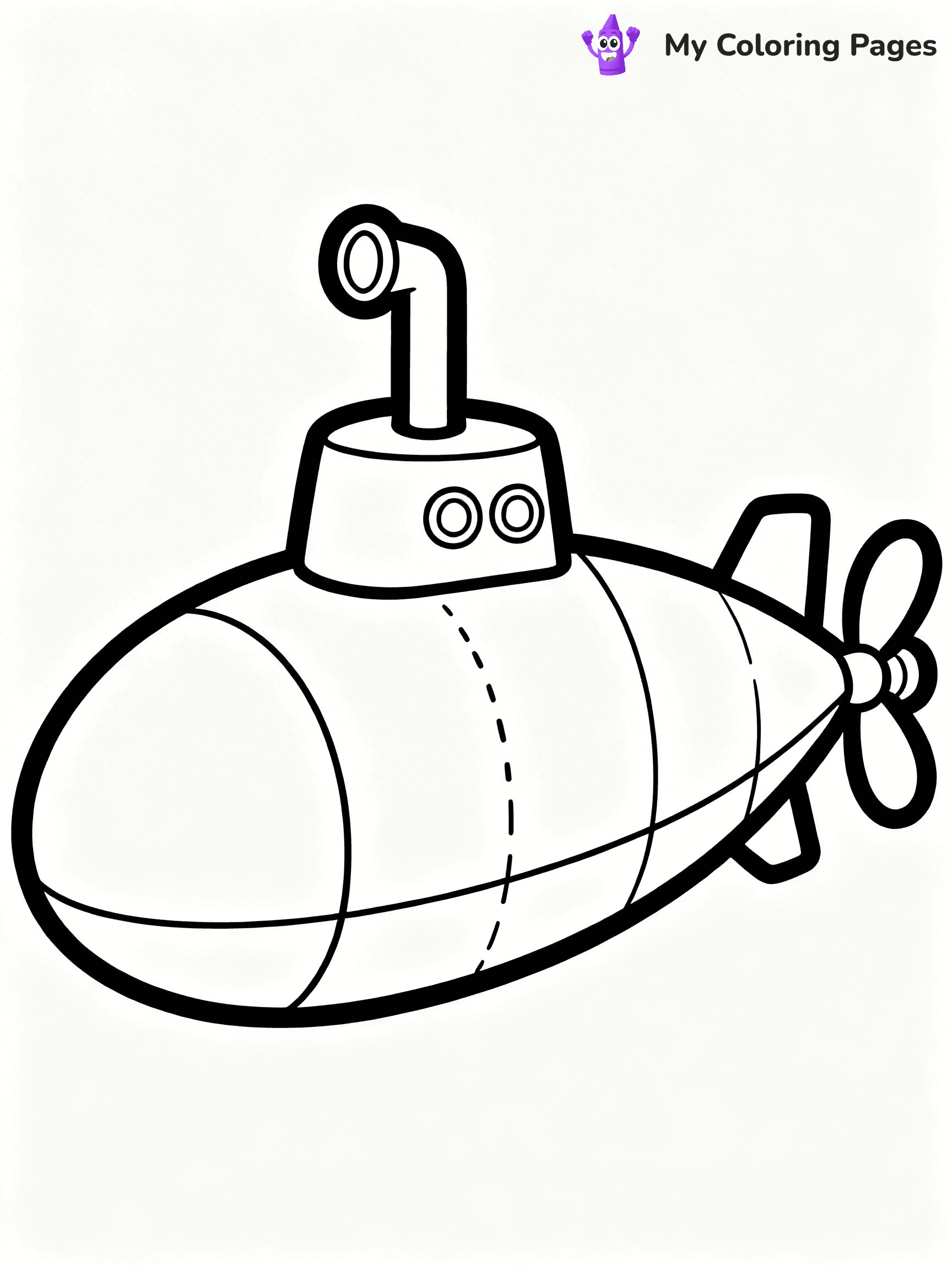 Submarine Coloring Pages - 5