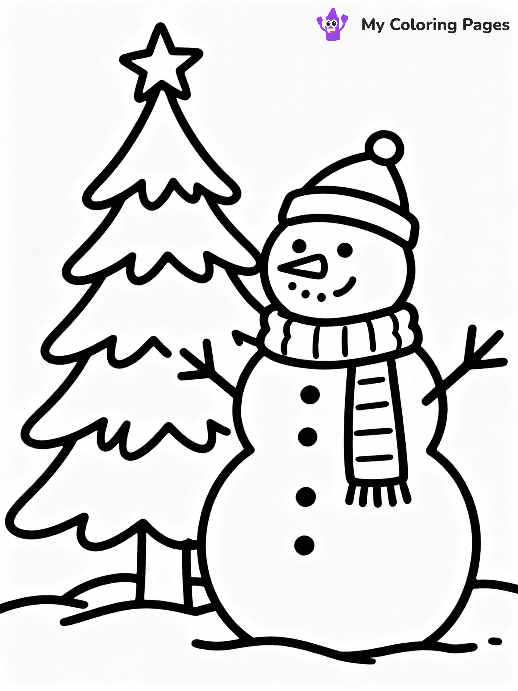 ⚠️ CRITICAL REQUIREMENT - ABSOLUTE BLACK AND WHITE ONLY ⚠️
This MUST be a BLACK AND WHITE line drawing ONLY. NO COLORS whatsoever.
- ONLY pure black lines (#000000) on pure white background (#FFFFFF)
- ABSOLUTELY NO colors, NO shading, NO gradients, NO grayscale
- If there are ANY colors in the output, the image is REJECTED
- This is a COLORING PAGE - meant to be COLORED IN by children
- The output must be UNCOLORED line art ready for coloring
⚠️ SUBJECT TO DRAW: Snowman beside a Christmas tree, wearing a scarf and hat, cheerful style
(REMEMBER: Output must be BLACK AND WHITE line art only, NOT colored!)
# COLORING PAGE: BLACK OUTLINES ONLY - WHITE BACKGROUND MANDATORY
Create a **coloring book page** using EXACTLY two values: black lines, white space.
## NON-NEGOTIABLE BINARY RULES
- **ONLY #000000 (black) and #FFFFFF (white)** - NO other values exist
- **EVERY PIXEL = BLACK OR WHITE** - no gray/shading/antialiasing
- **WHITE BACKGROUND MANDATORY** - entire canvas stays white
- **ALL SHAPES HOLLOW** - everything is empty outlines waiting to be colored
- **FORBIDDEN:** fills, shading, gradients, patterns, textures, colors
- **NO SOLID REGIONS** - if it's not a thin line, it's wrong
## Universal Line Standards
- Black outlines ONLY - thin, uniform weight
- Every shape completely empty inside
- Closed contours suitable for coloring
- Clean flat illustration with appropriate detail - zero depth/3D/realism
- **Style:** Whimsical Doodle Art Alley - rounded, friendly outlines with age-appropriate detail (unless specified)
## Everything = Detailed Outline Only
- Characters/animals: hollow shapes with clear features
- Objects/clothing: empty contours with appropriate details
- Backgrounds/scenery: line work only
- Natural elements: outlined forms
- Dark/night areas: don't exist (use outlined symbols)
- Textures/patterns: convert to outlined decorative elements
## The Test
Can a child color EVERY white space with crayons? If any area is pre-filled/shaded/gray, it FAILS. Every shape must be waiting to receive color.
**FINAL OUTPUT**: Binary coloring page. Black lines define shapes. White spaces ready for coloring. Nothing else exists. No exceptions. Print-ready.
⚠️ FINAL REMINDER: Draw the subject "Snowman beside a Christmas tree, wearing a scarf and hat, cheerful style" as BLACK AND WHITE line art. Zero colors in output.