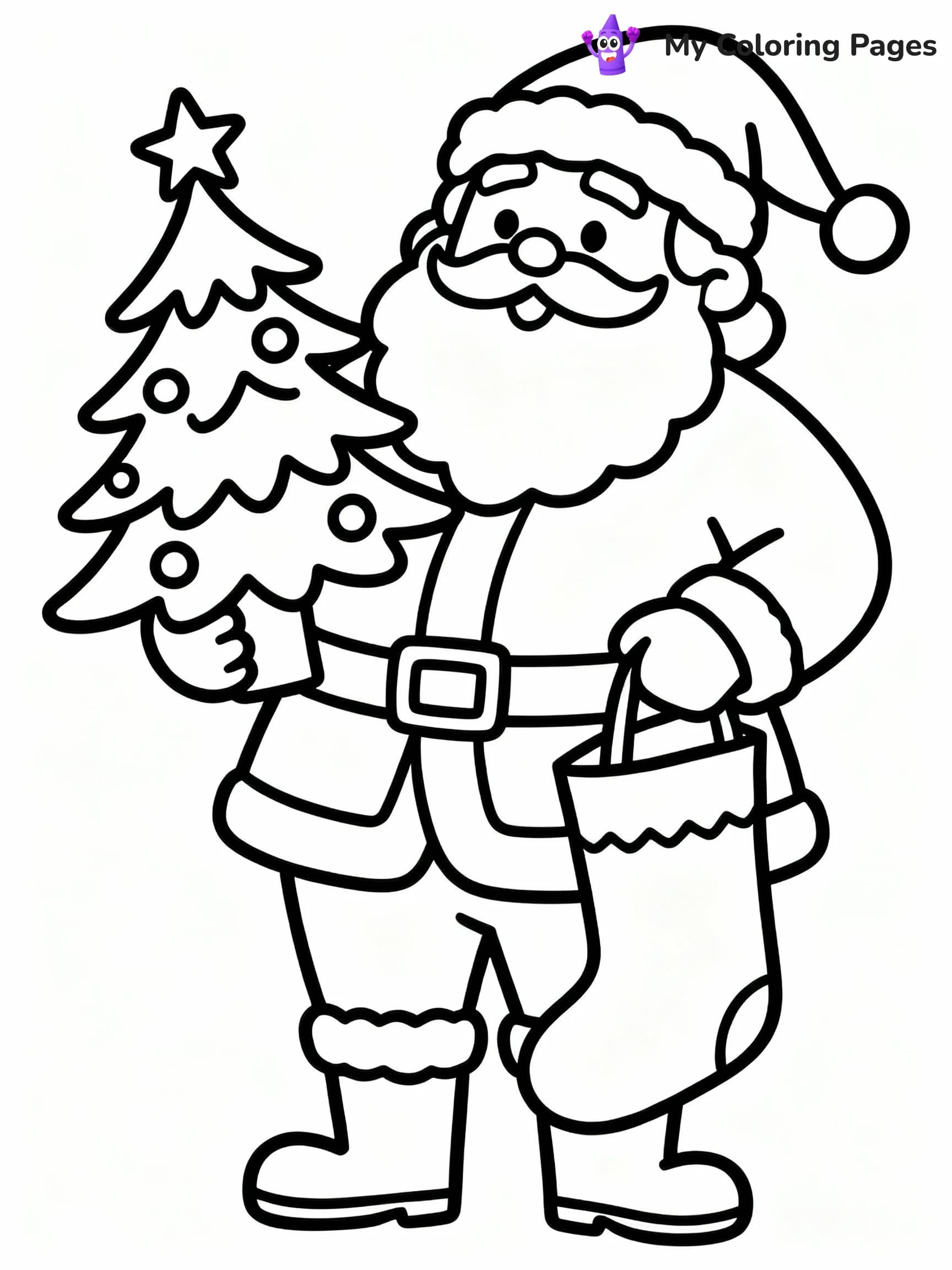 Christmas Tree Coloring Pages - 22