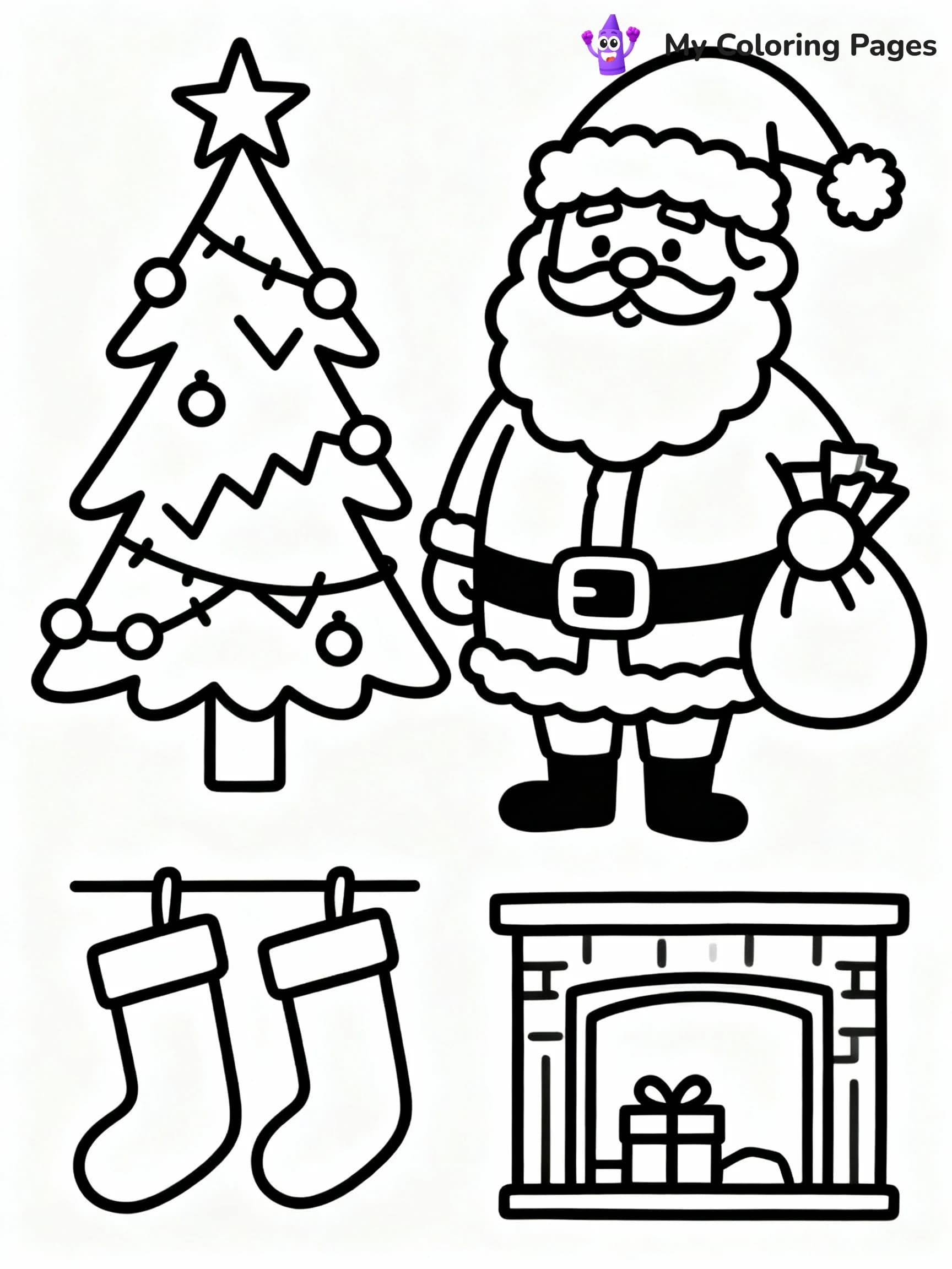 Christmas Tree Coloring Pages - 20