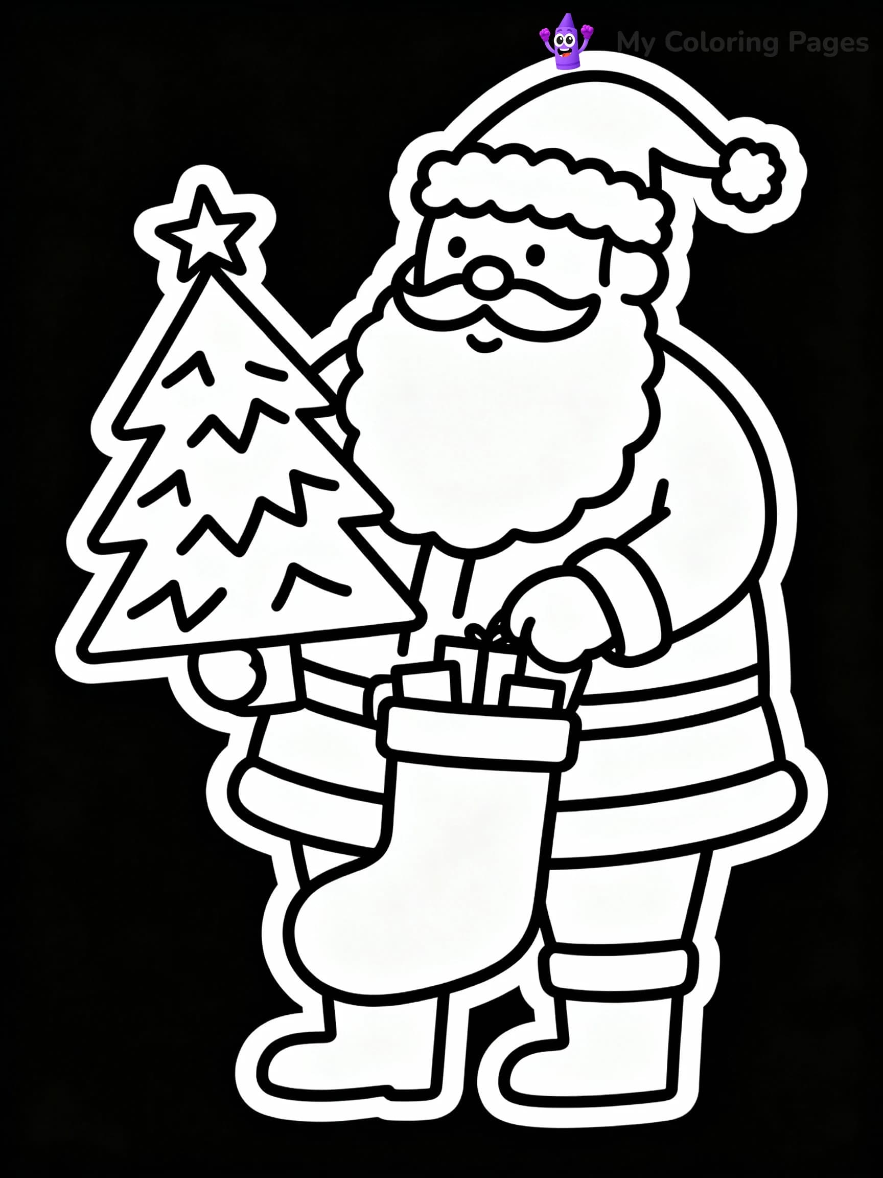 Christmas Tree Coloring Pages - 17