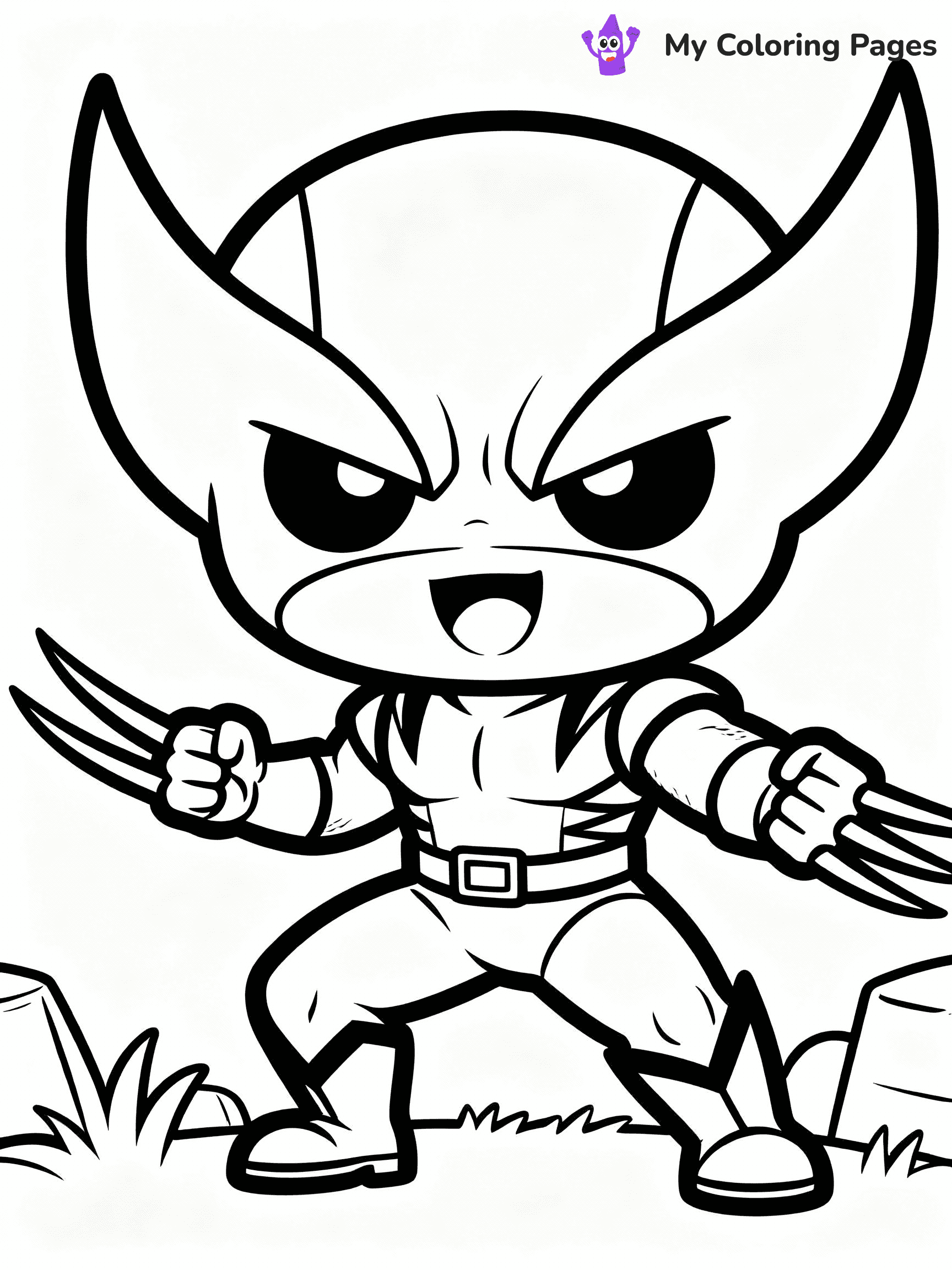 Wolverine Coloring Pages - 26