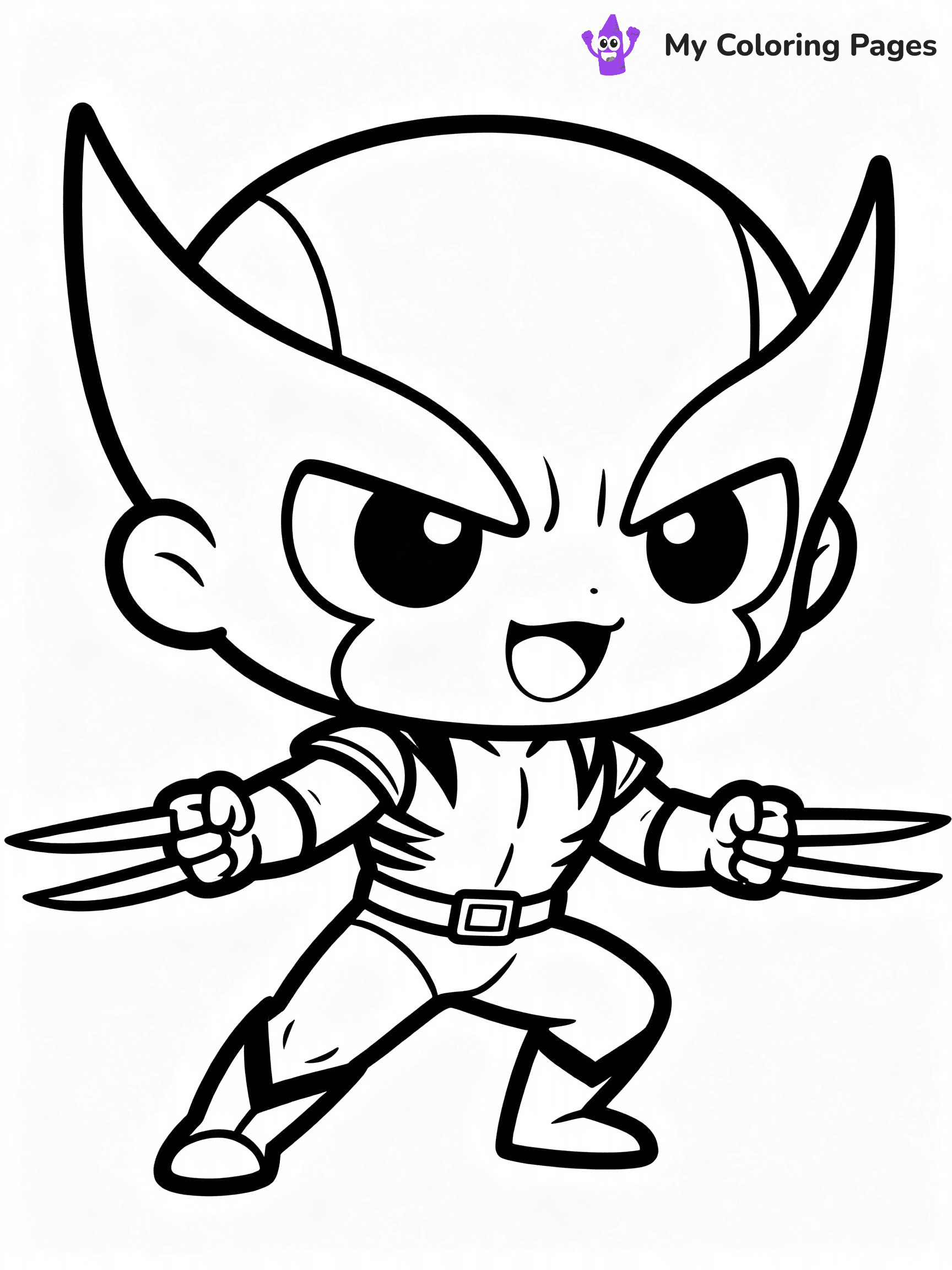 Wolverine Coloring Pages - 25