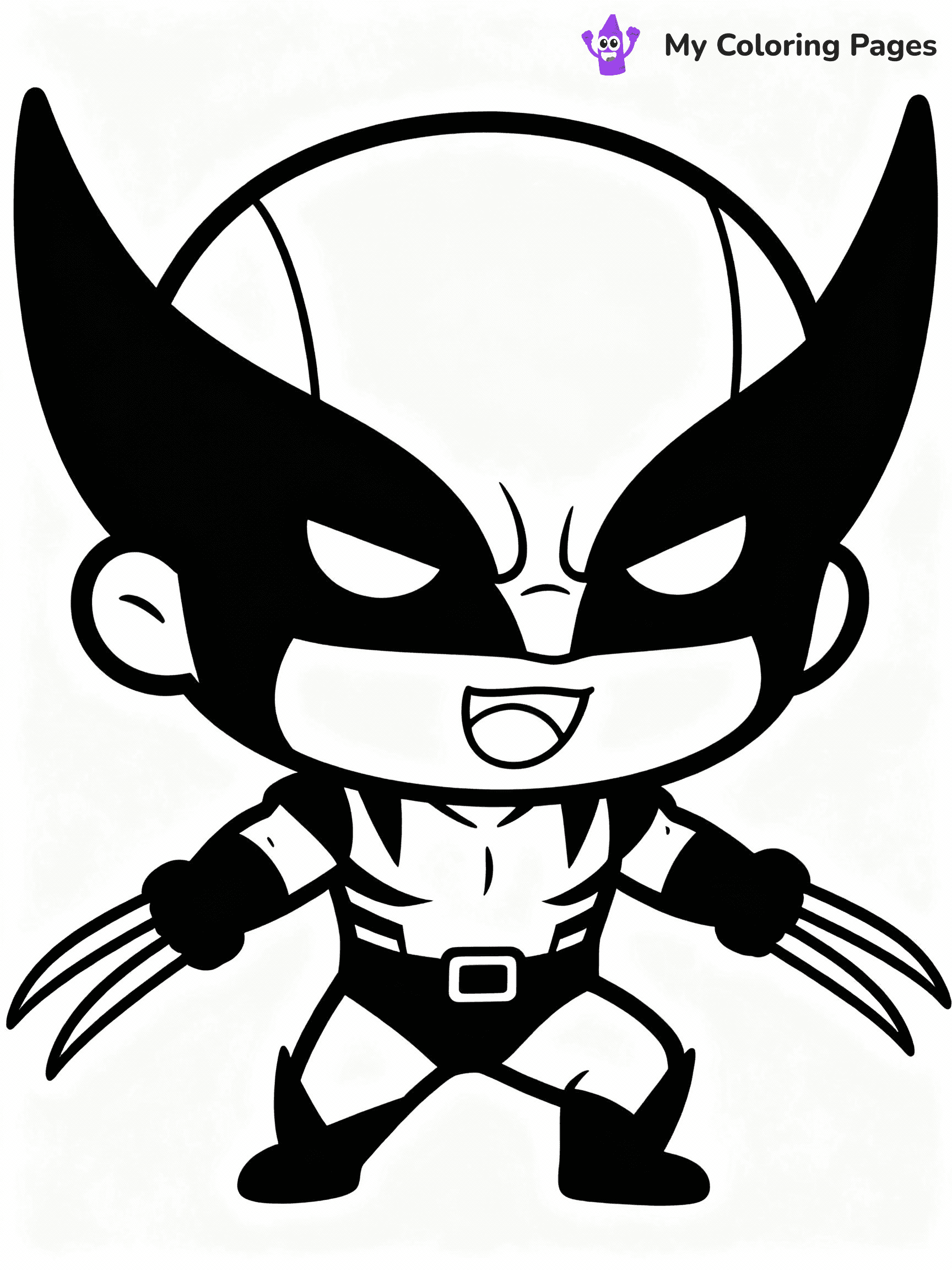Wolverine Coloring Pages - 24