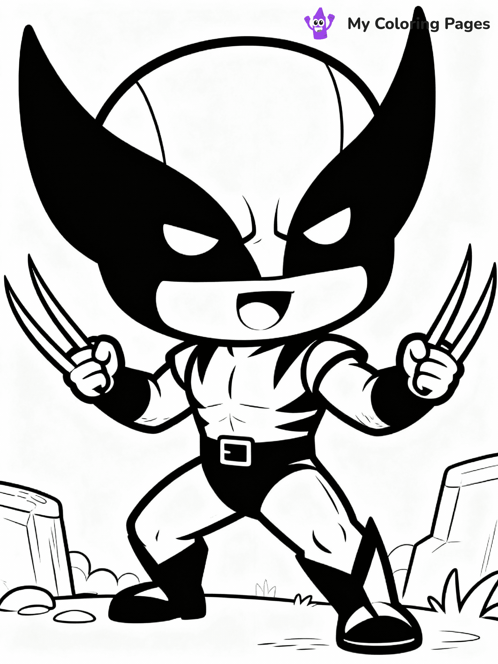 Wolverine Coloring Pages - 23
