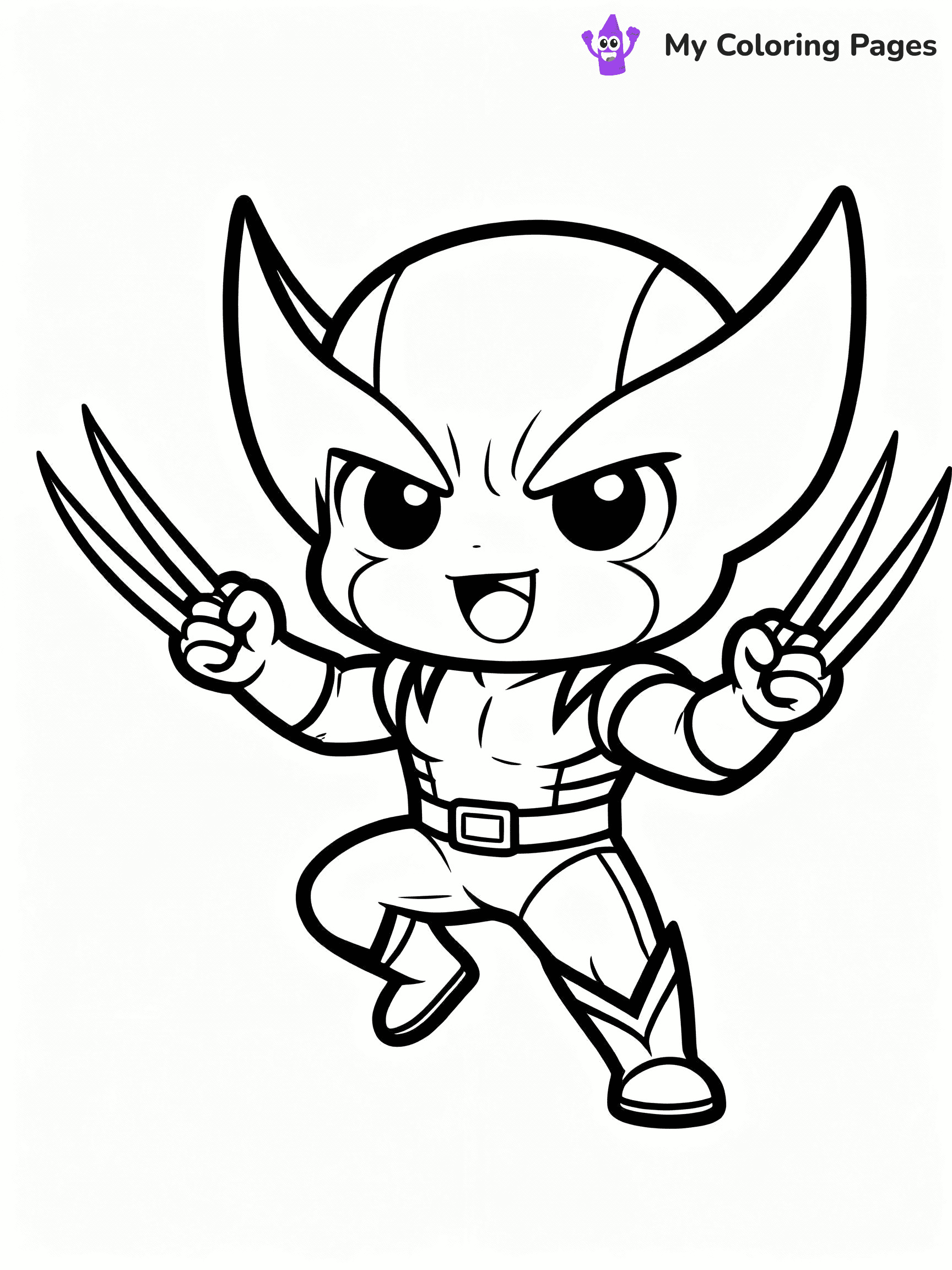 Wolverine Coloring Pages - 22