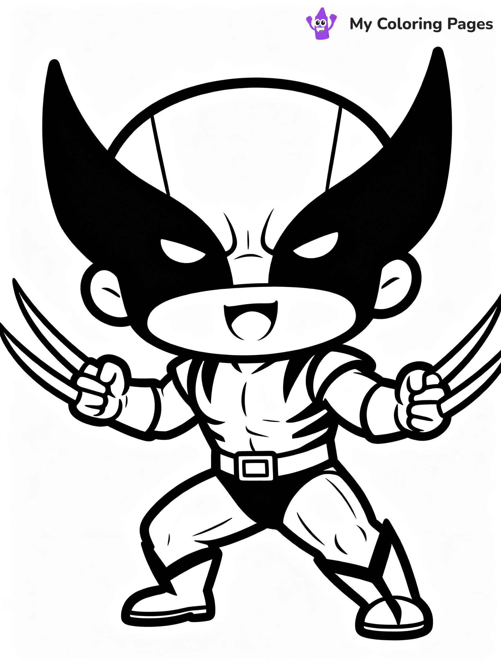 Wolverine Coloring Pages - 21