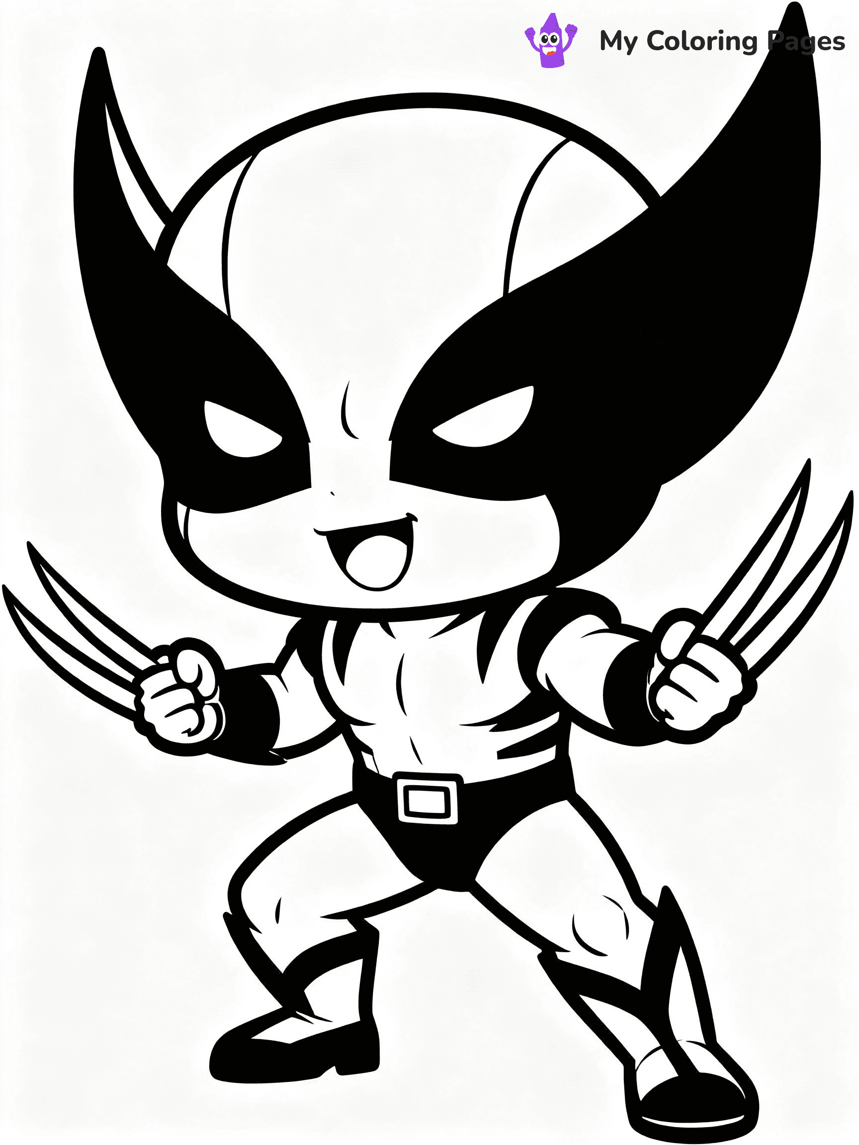 Wolverine Coloring Pages - 19