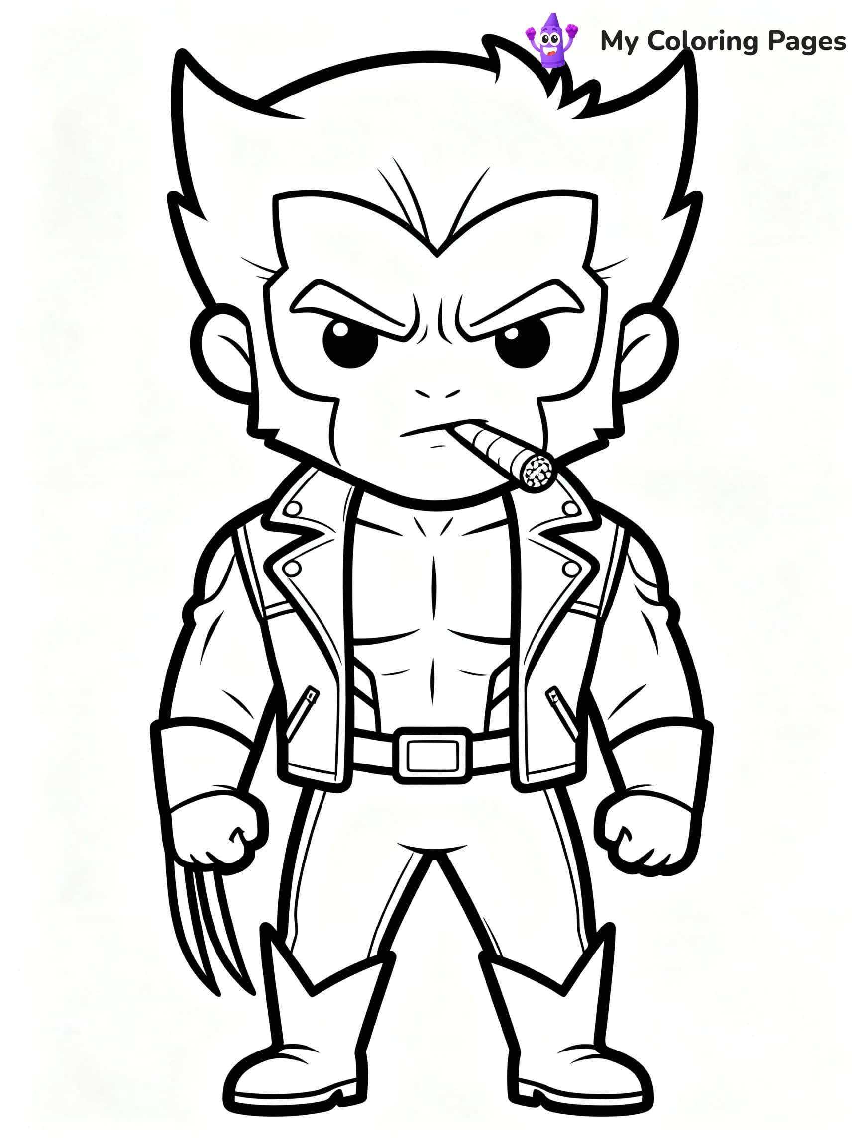Wolverine Coloring Pages - 17