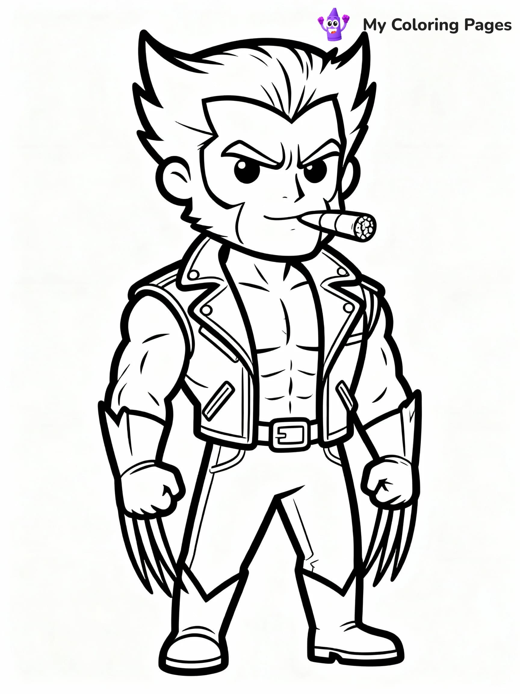Wolverine Coloring Pages - 15