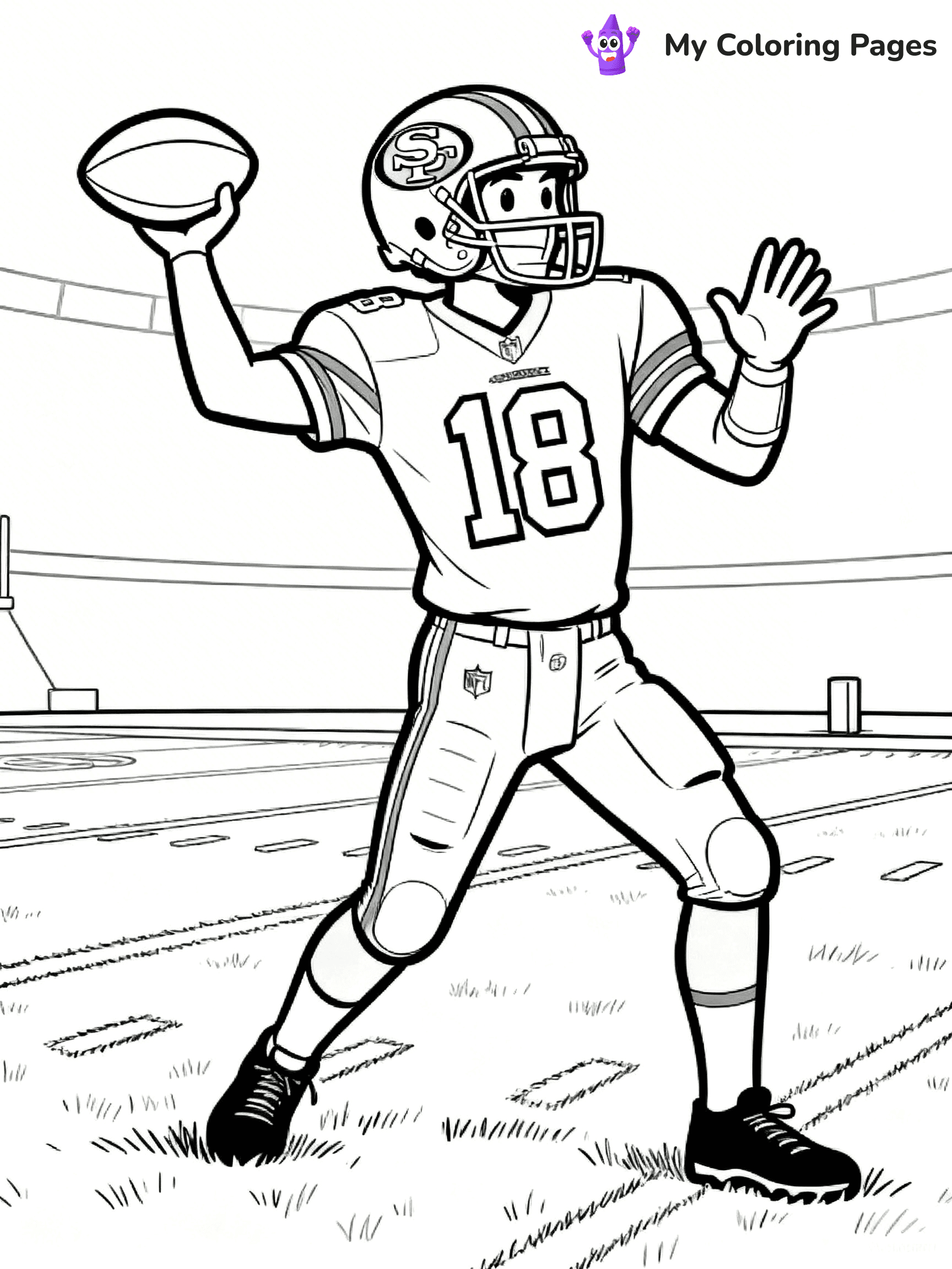 49ers Coloring Pages - 13