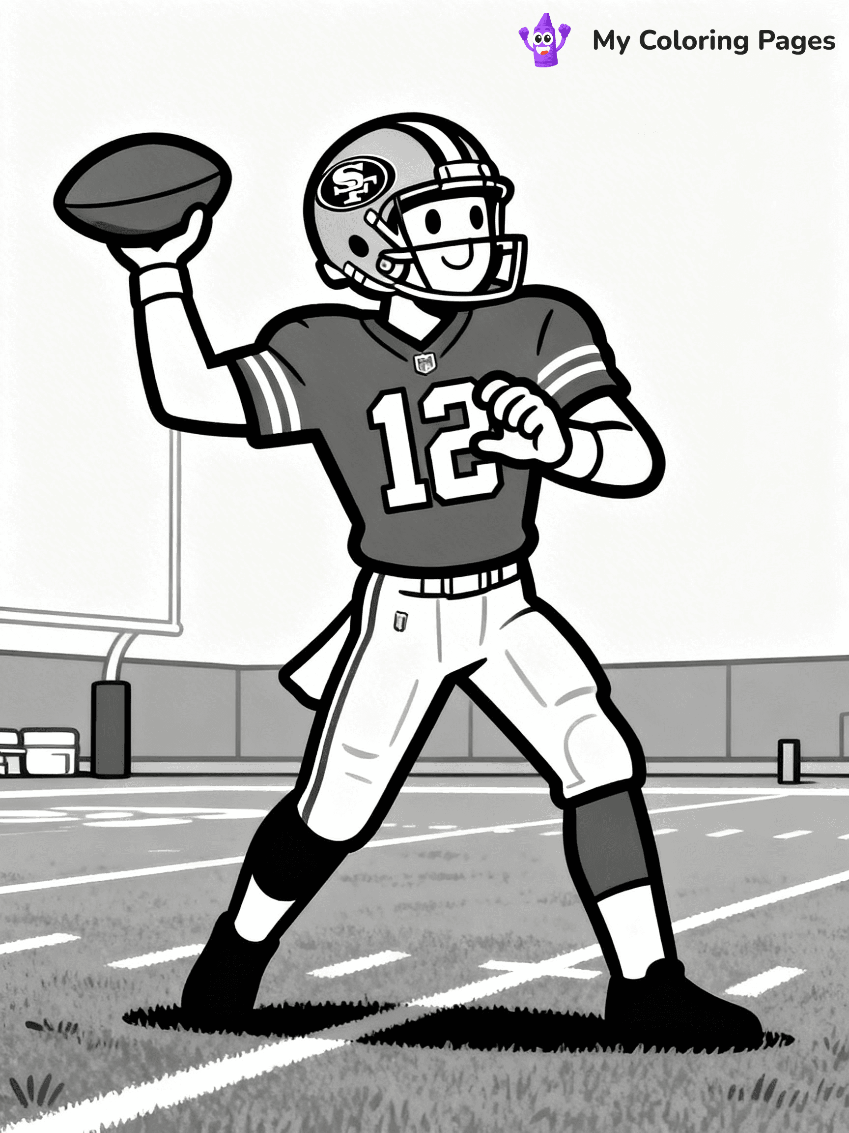 49ers Coloring Pages - 12