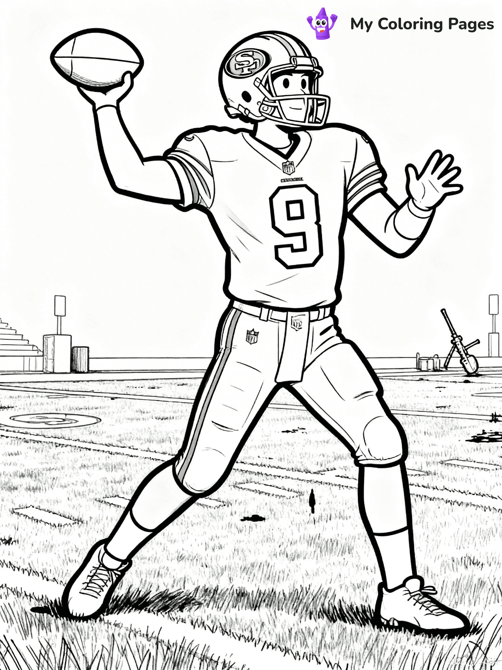 49ers Coloring Pages - 11