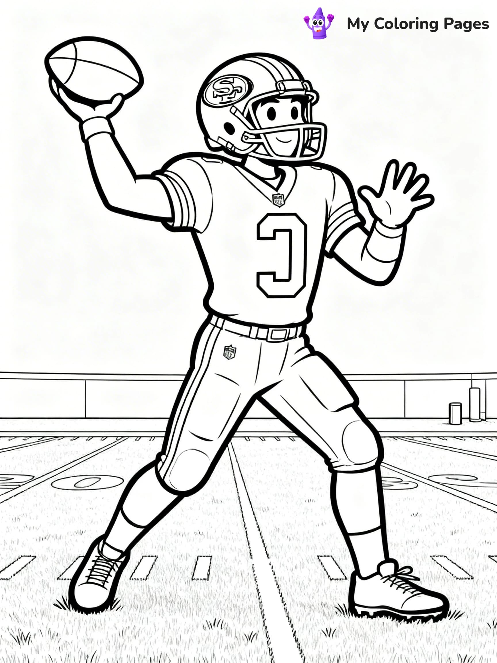 49ers Coloring Pages - 10