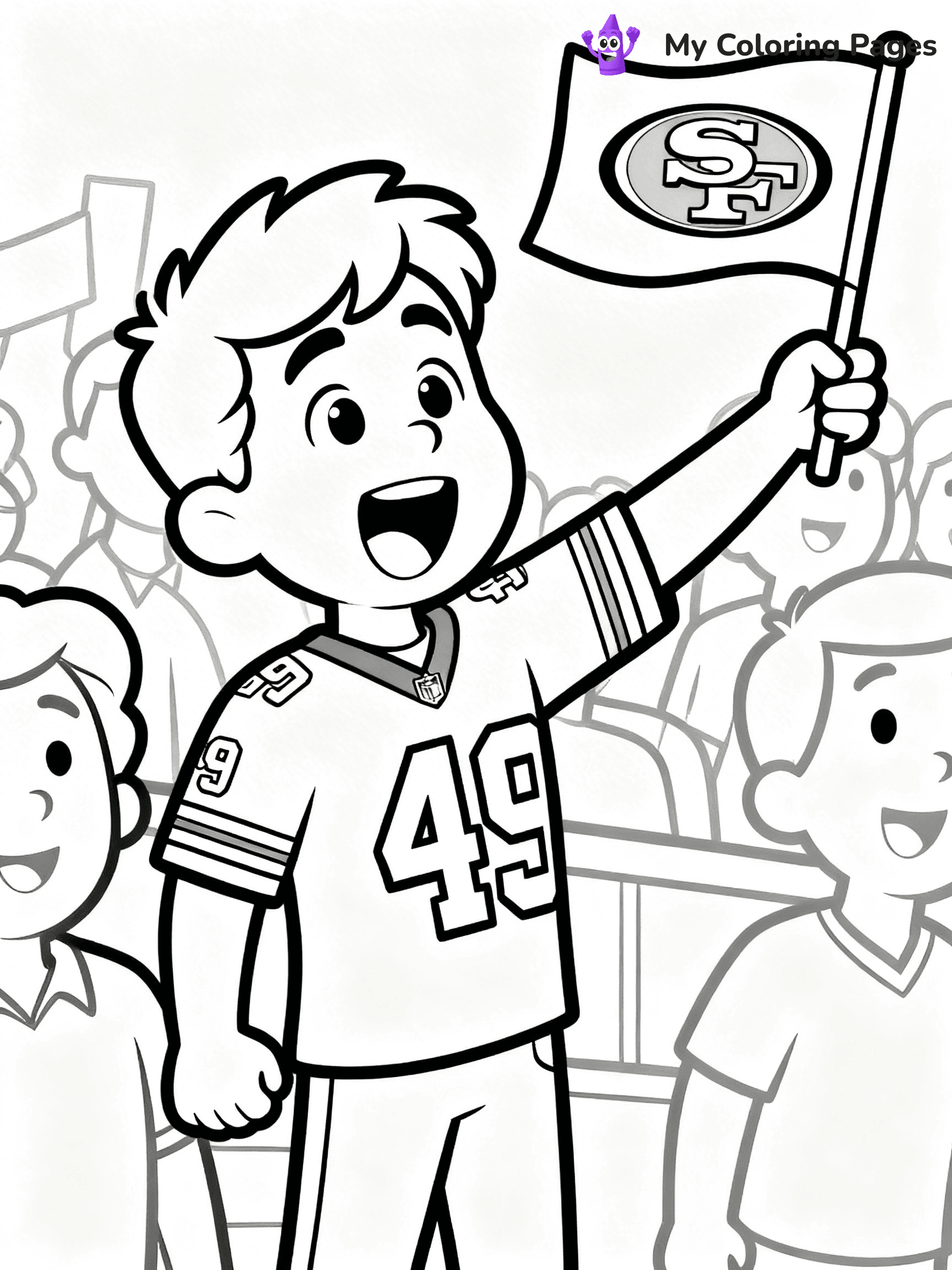 49ers Coloring Pages - 1