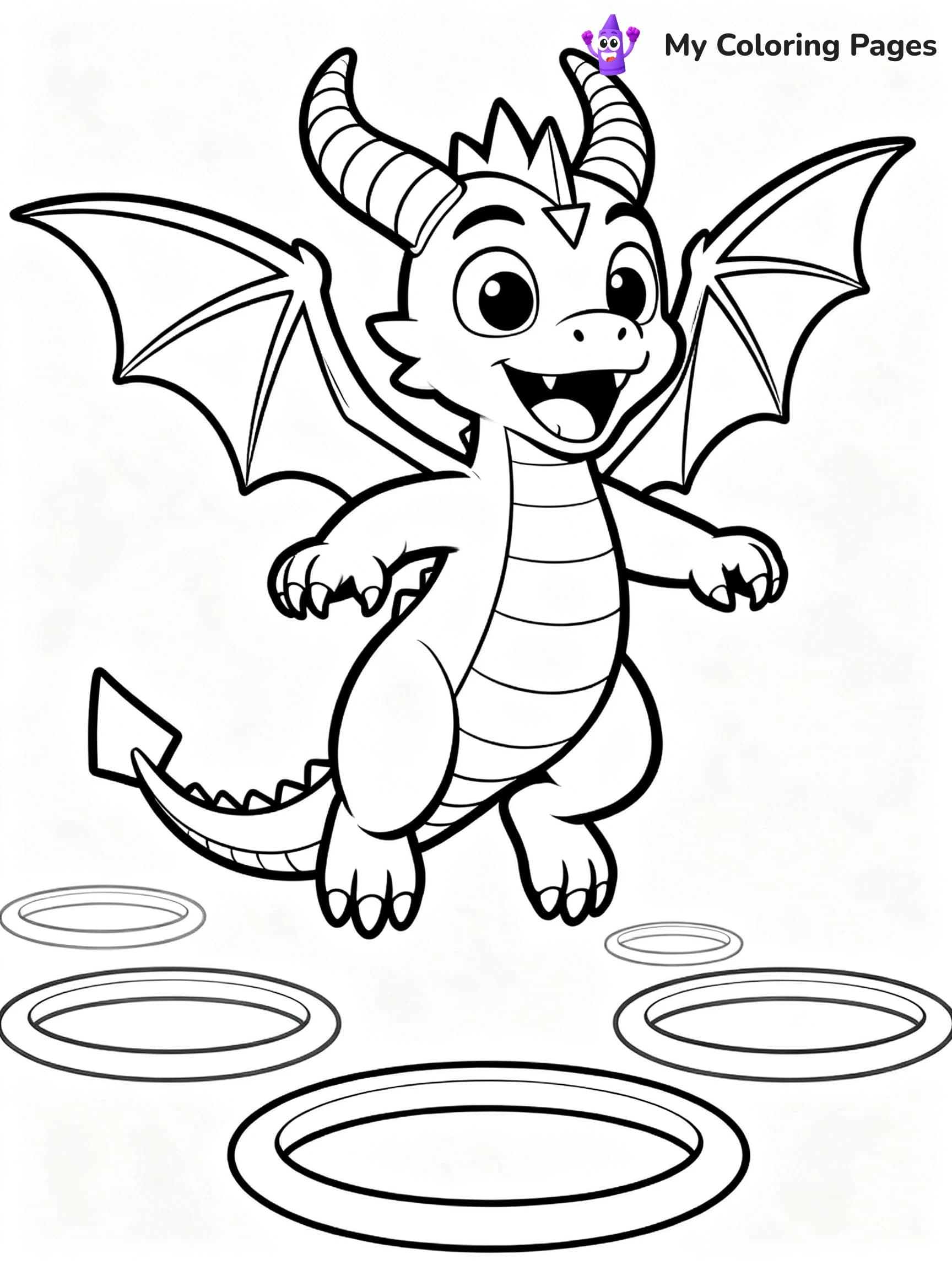 Spyro Coloring Pages - 7