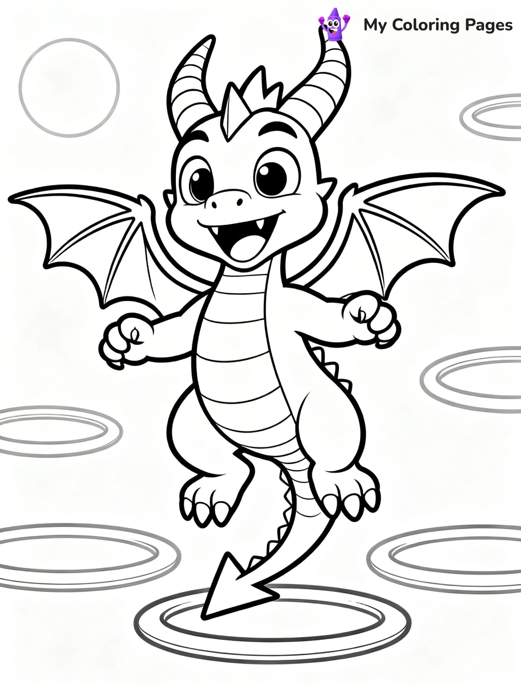 Spyro Coloring Pages - 1