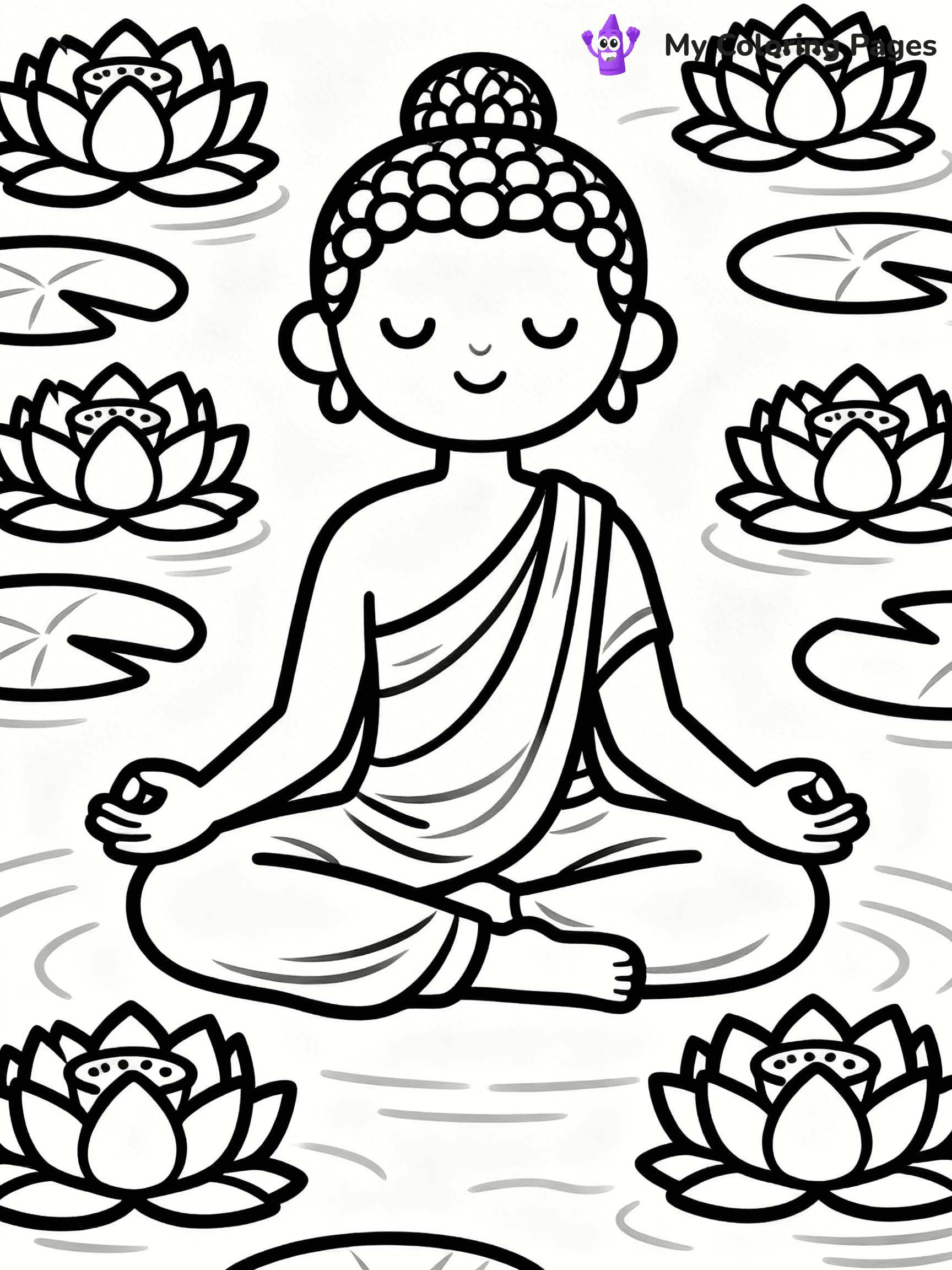 Yoga Coloring Pages - 26