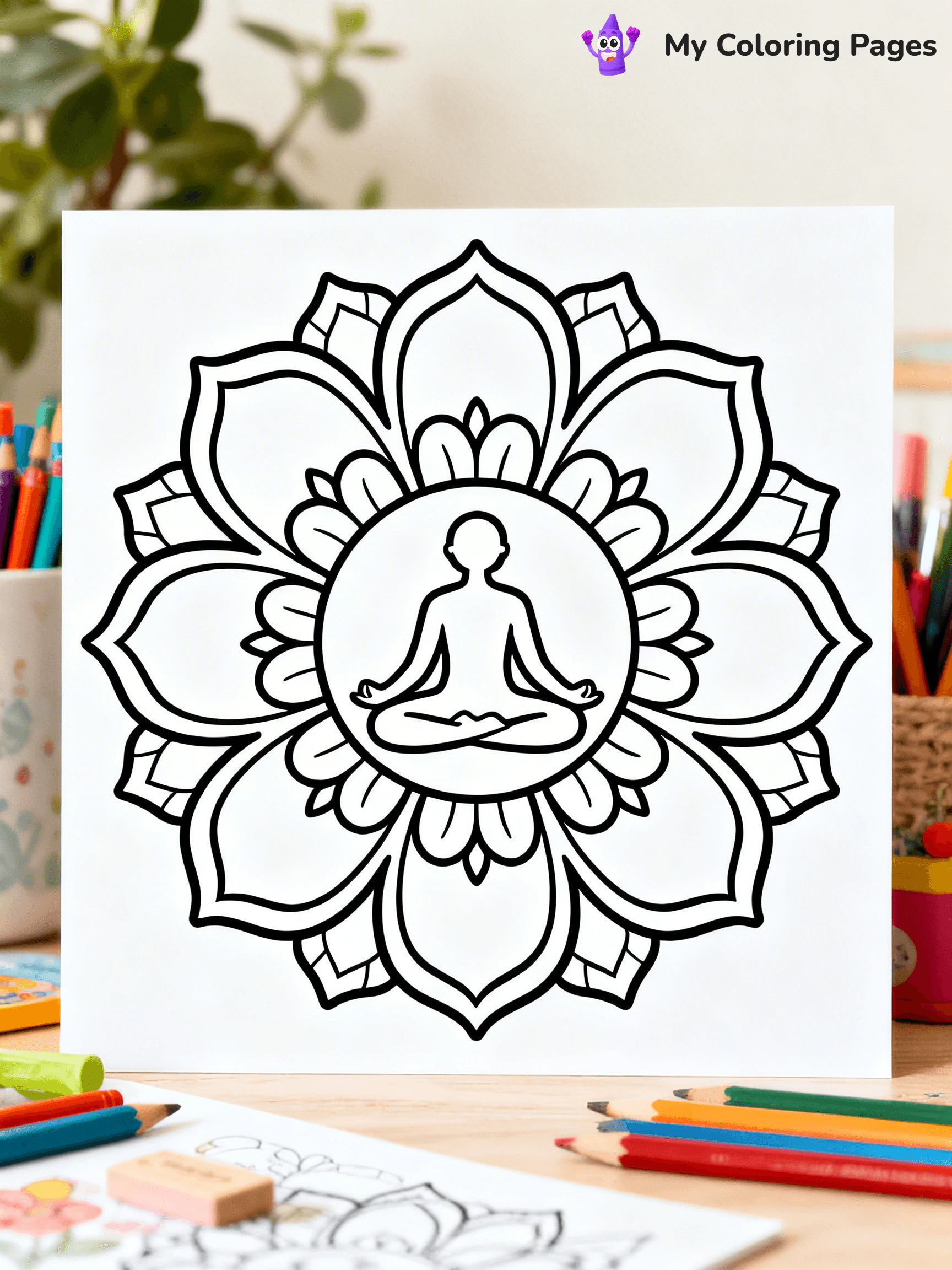 Yoga Coloring Pages - 5