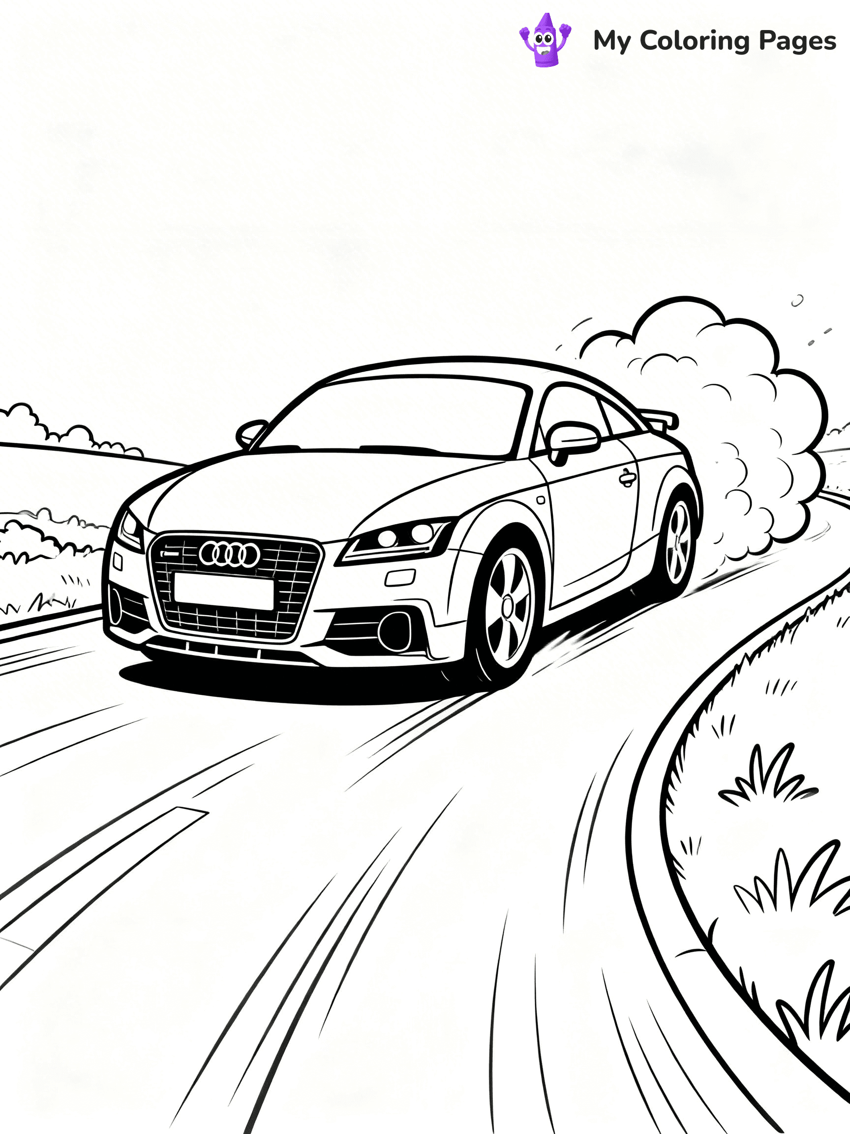 Audi Coloring Pages - 24