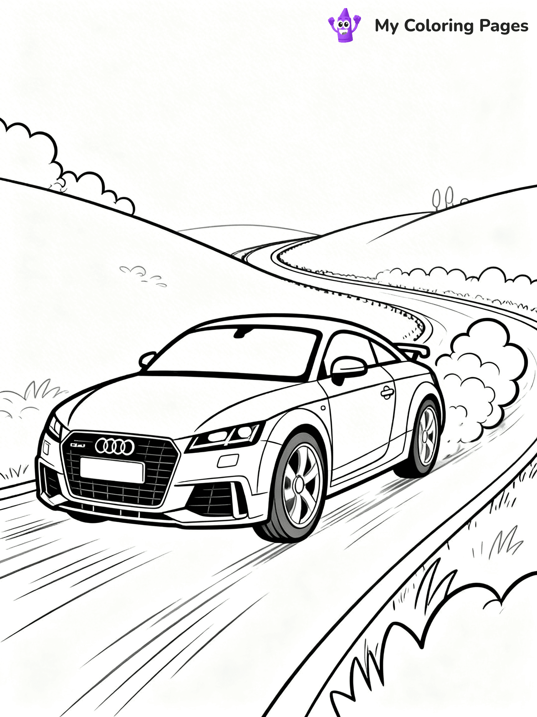 Audi Coloring Pages - 23