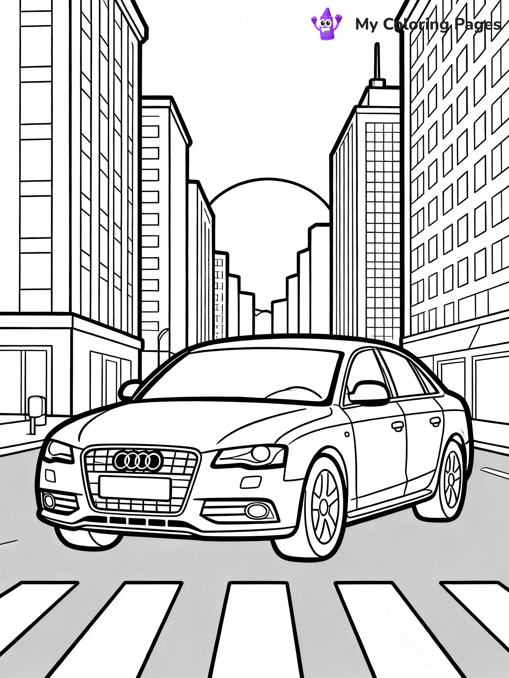 Audi Coloring Pages - 22