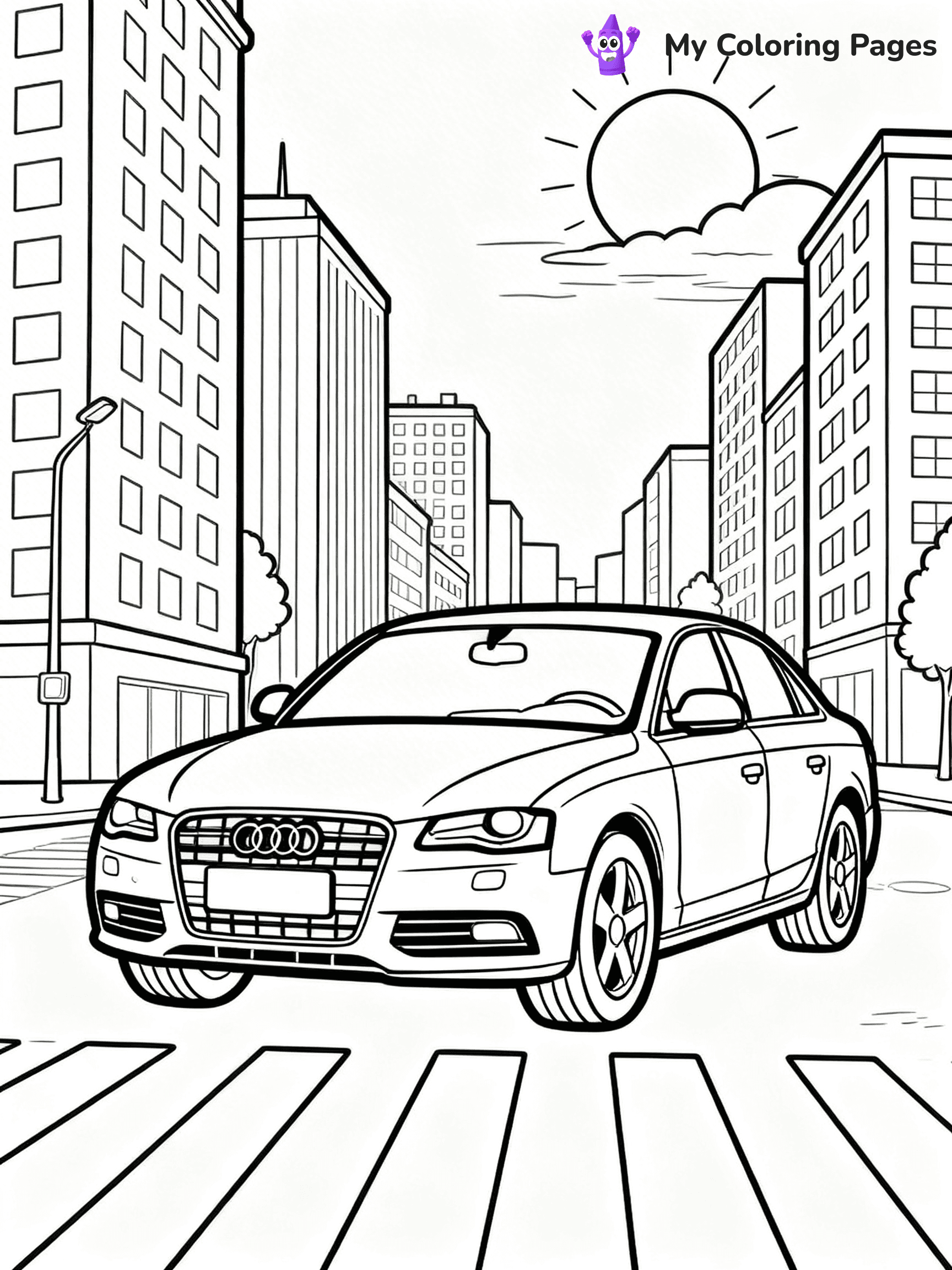Audi Coloring Pages - 21