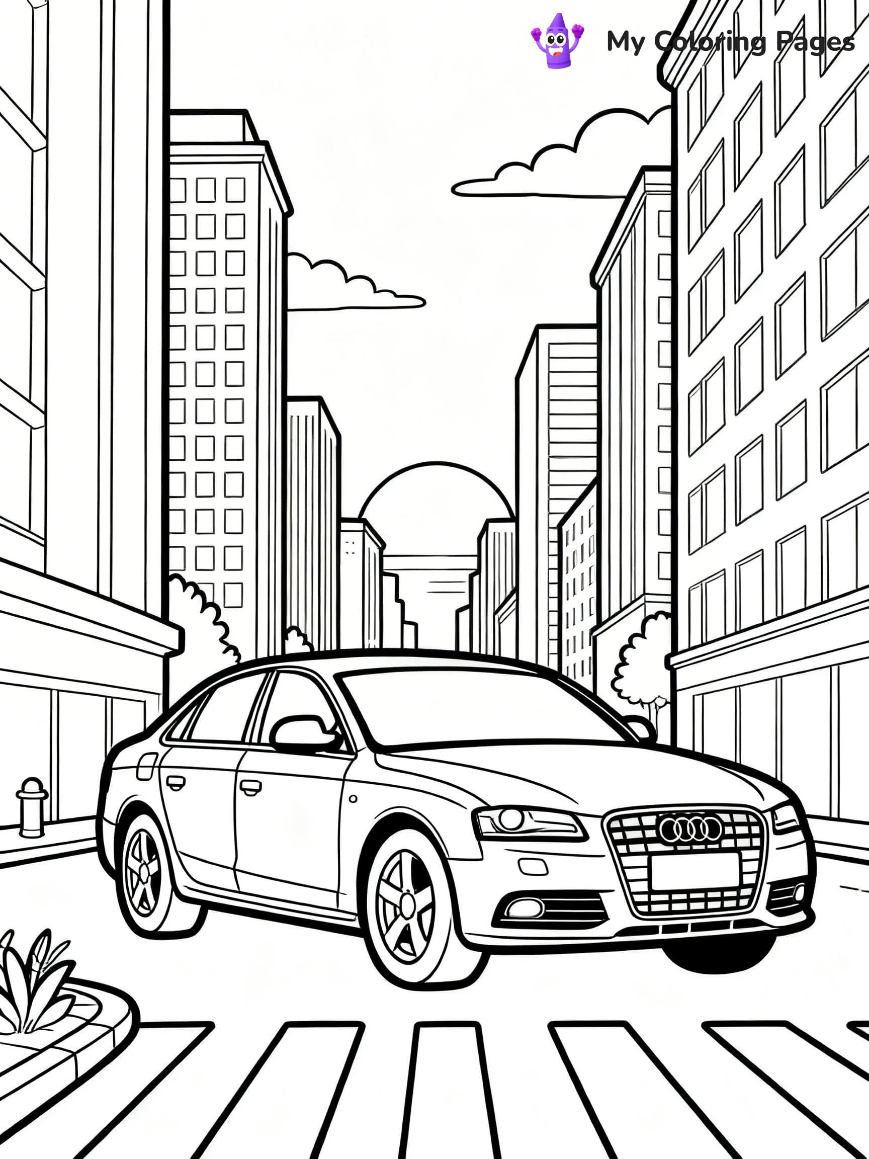 Audi Coloring Pages - 20
