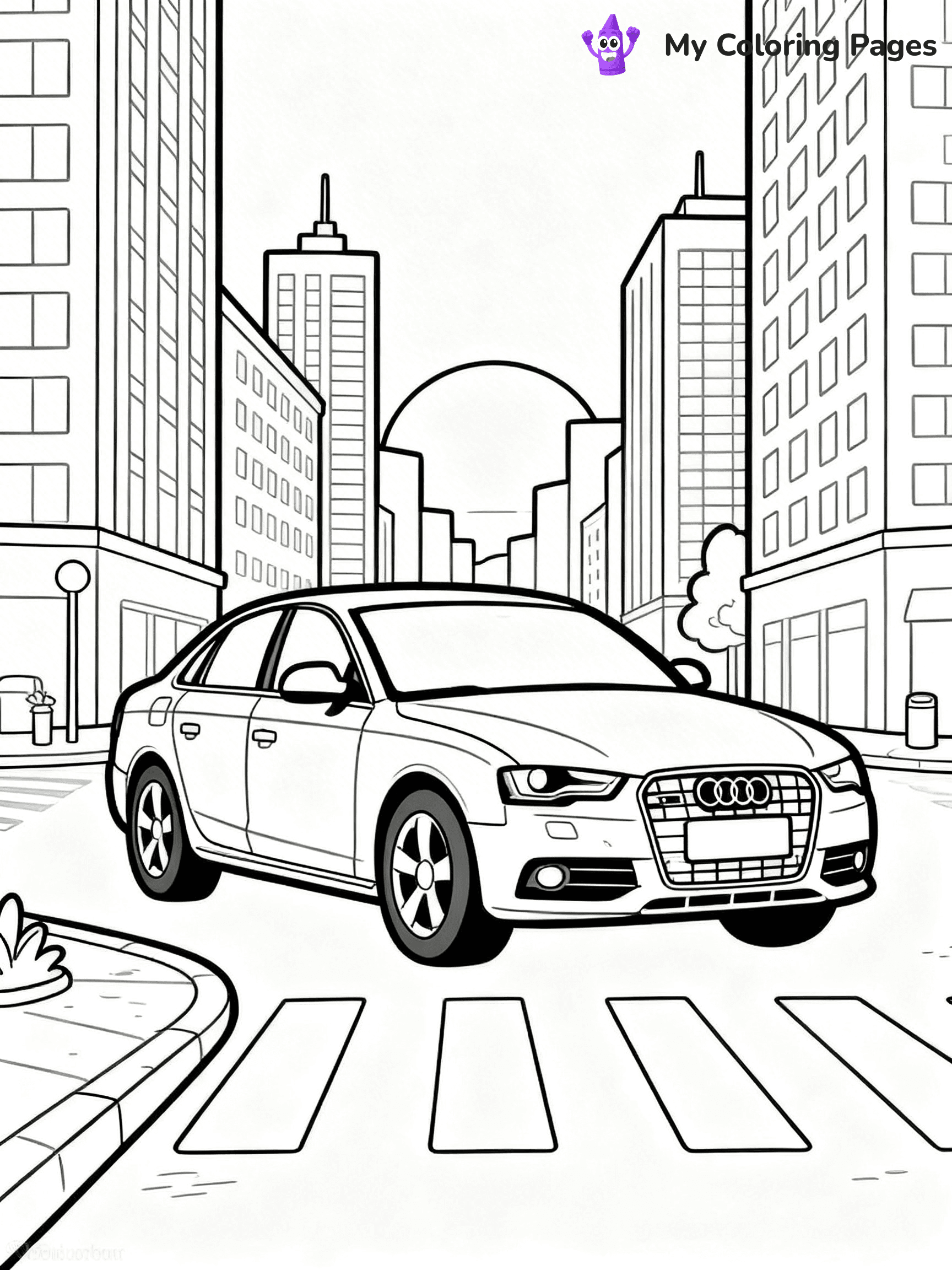 Audi Coloring Pages - 19