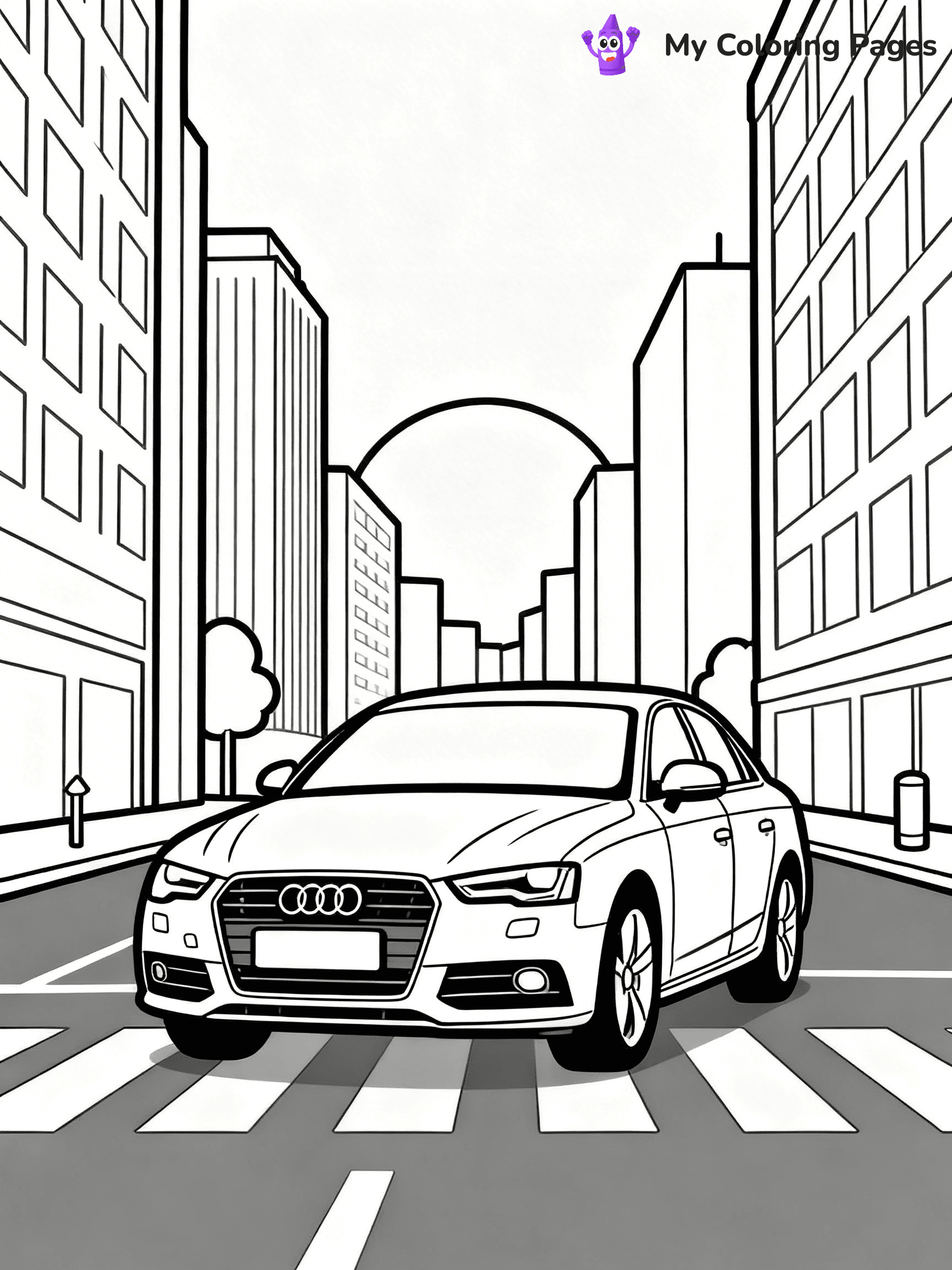Audi Coloring Pages - 18
