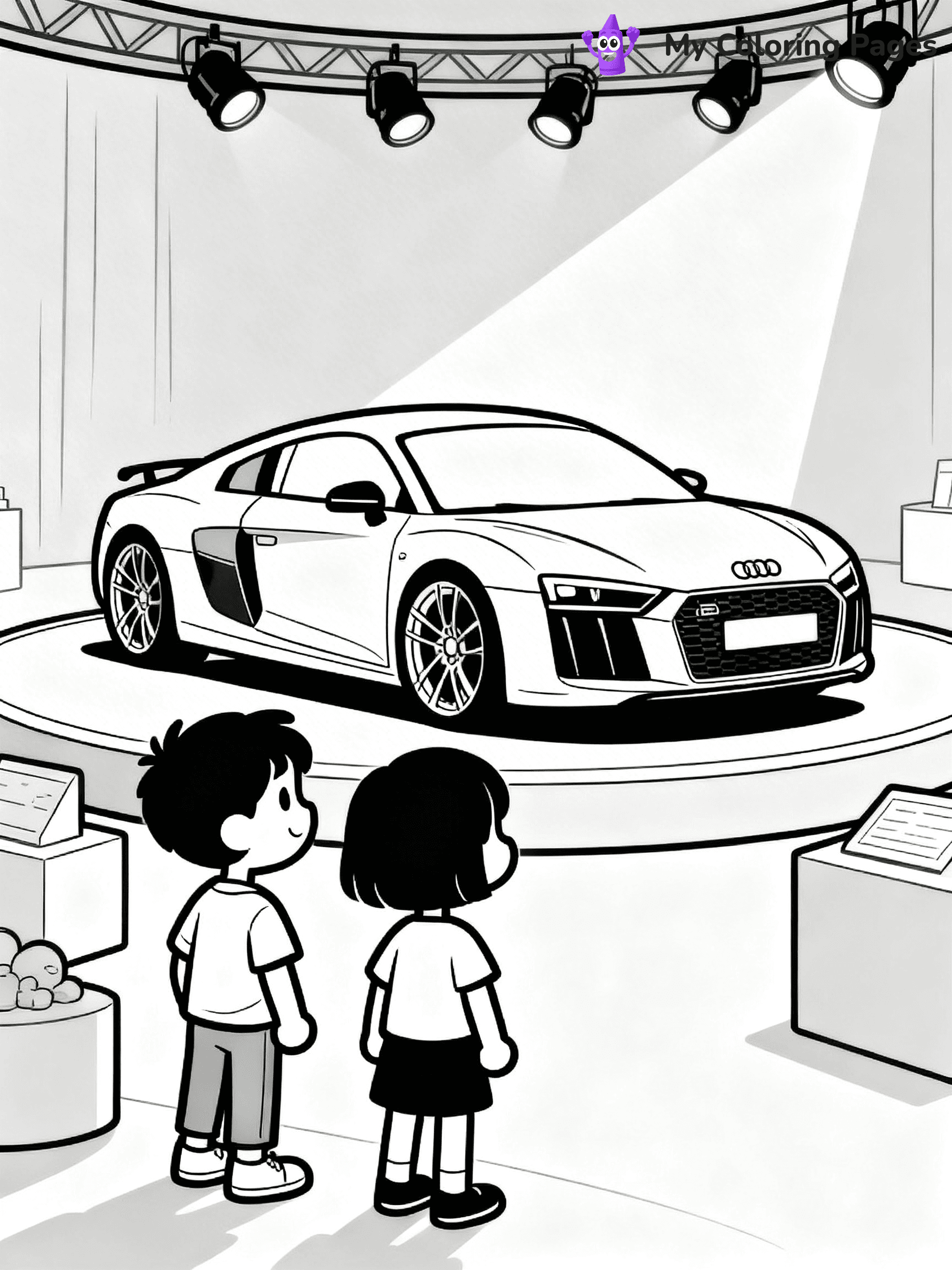 Audi Coloring Pages - 15